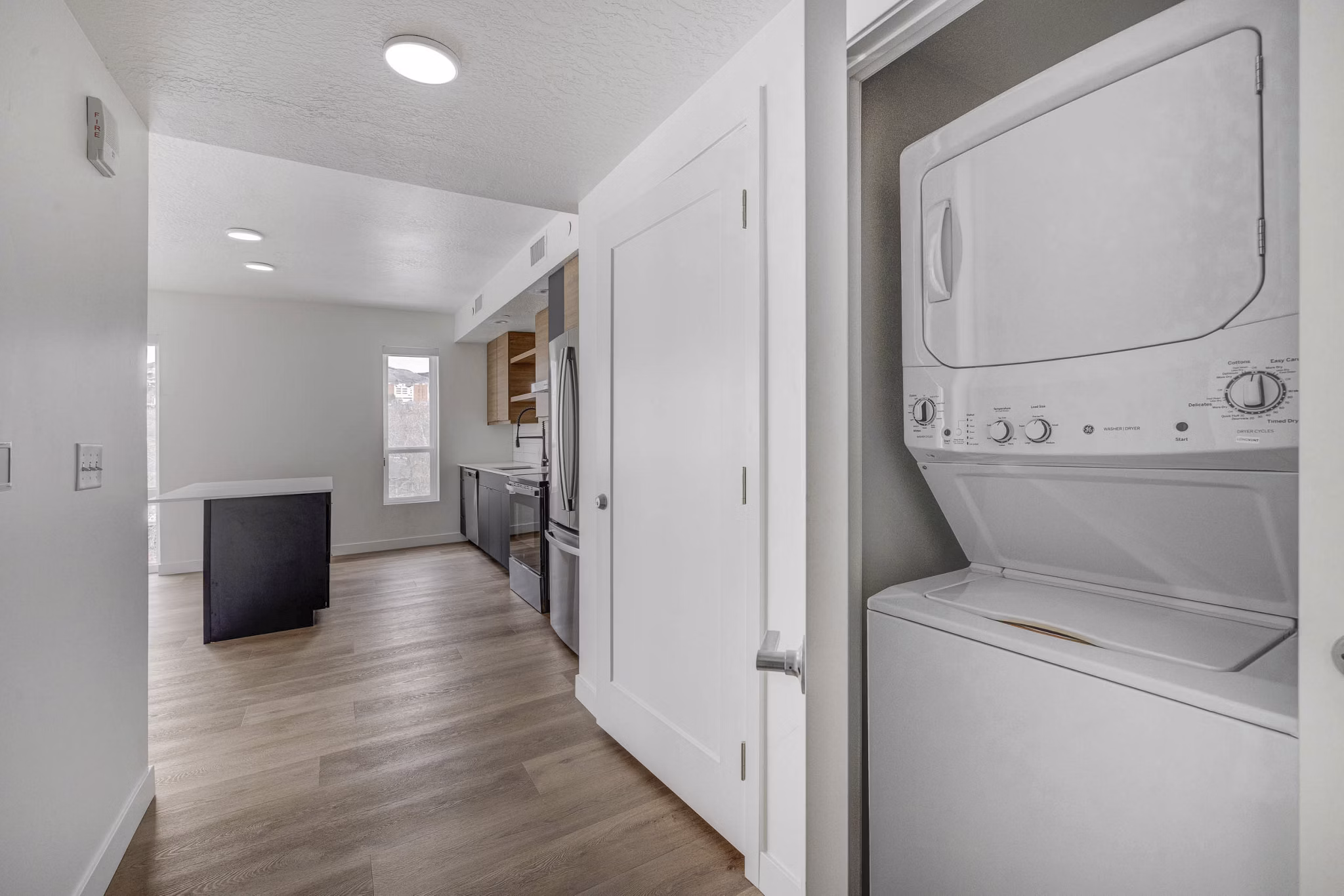 laundry room at The Source on South Temple Apartments