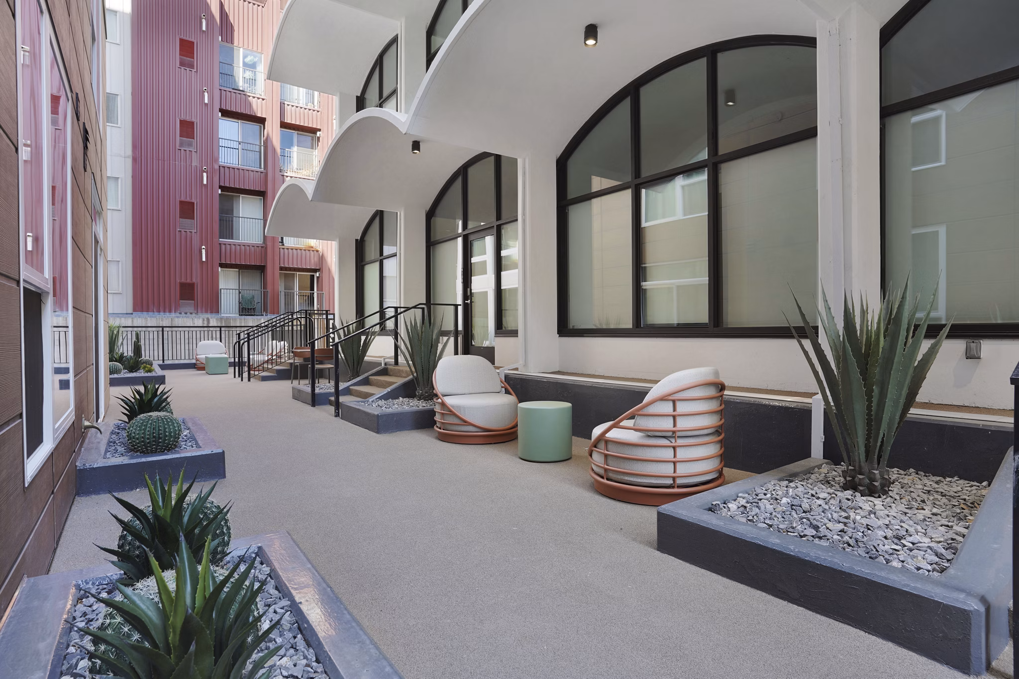 recreational area at The Source on South Temple Apartments