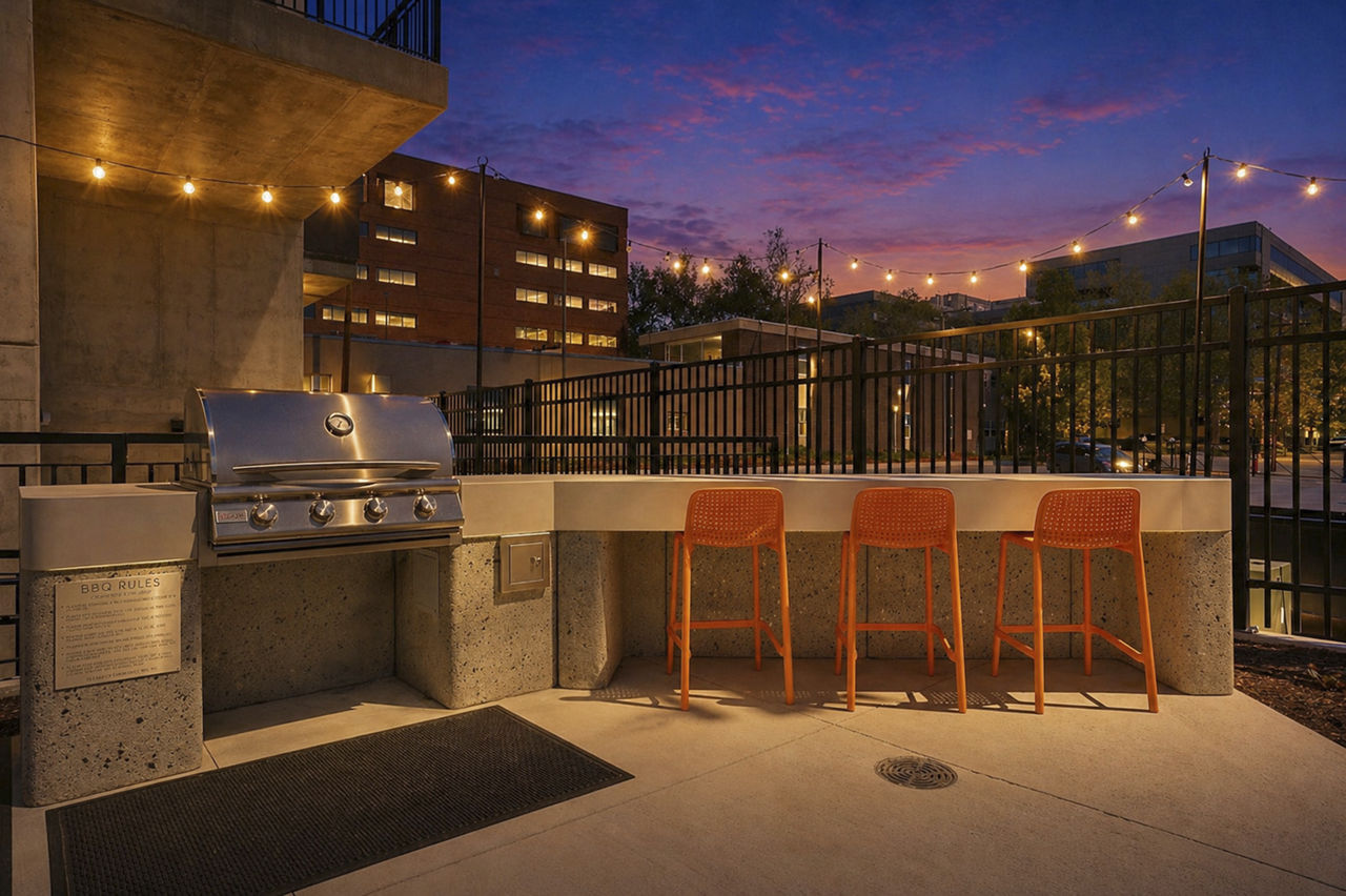 Grill area at The Source On South Temple (3 of 3)