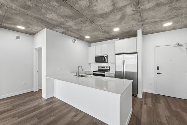 Kitchen at The Lakeview at 333 Apartments