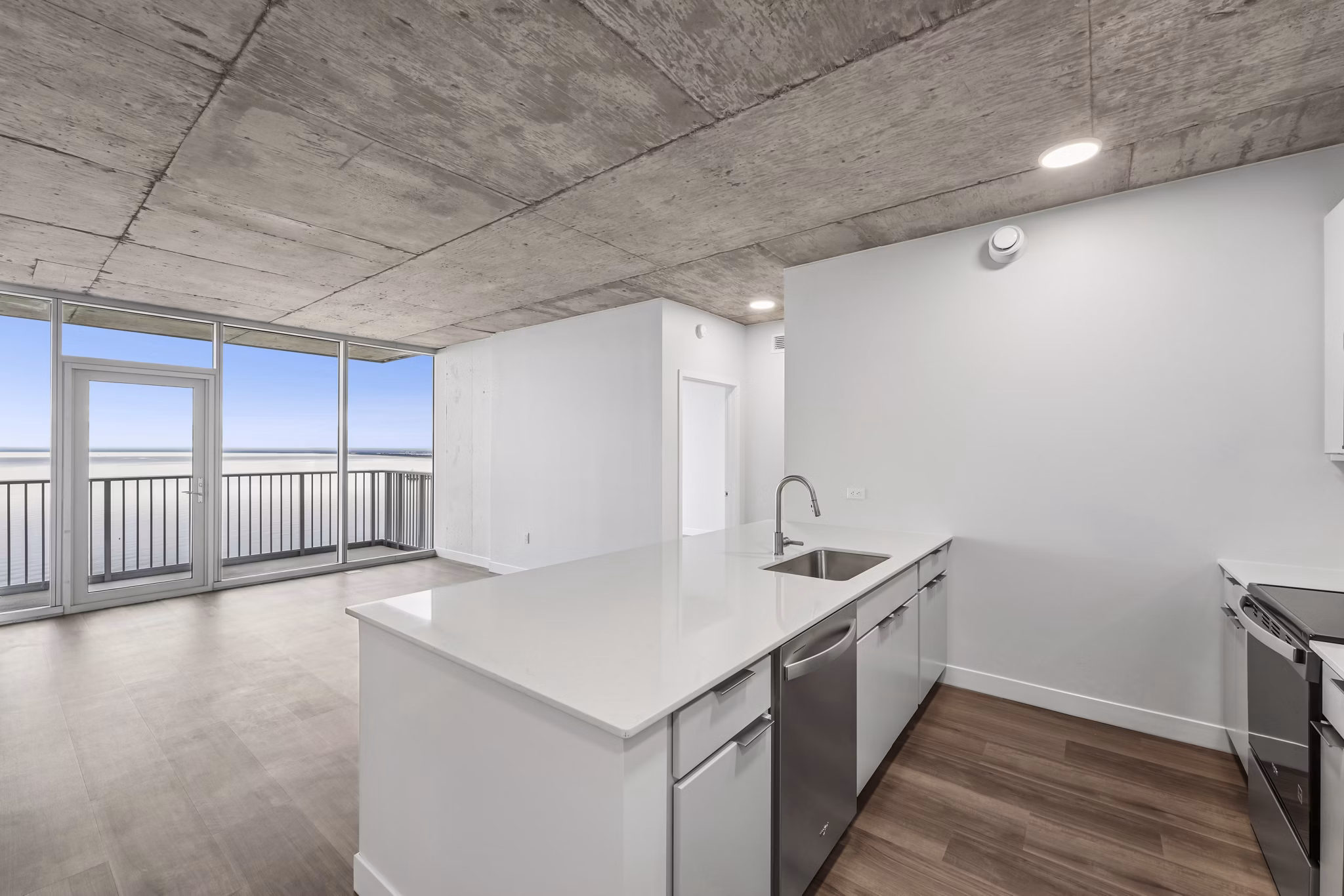Kitchen at The Lakeview at 333 Apartments
