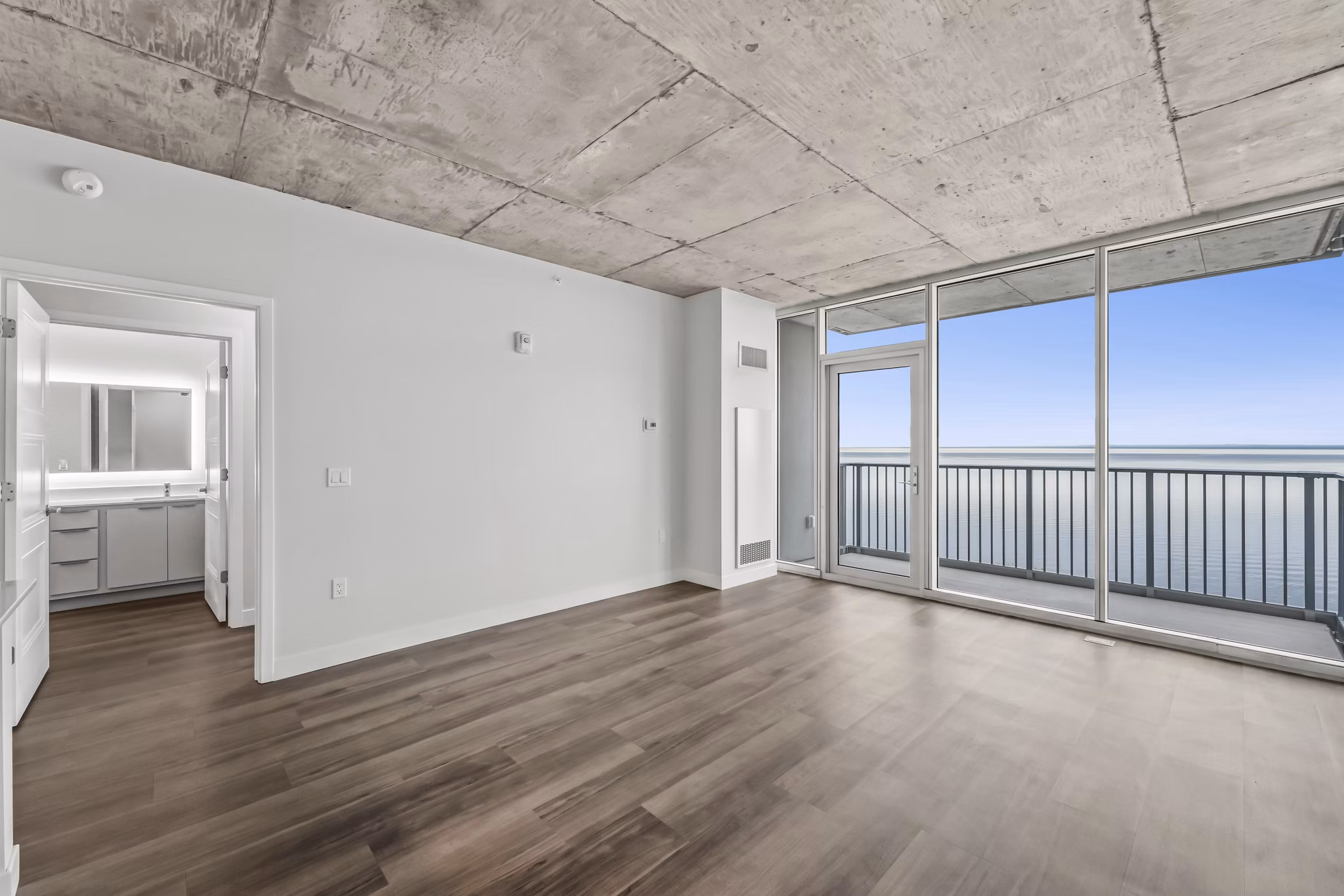 Living Room at The Lakeview at 333 Apartments