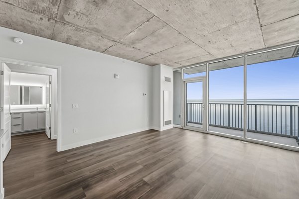 Living Room at The Lakeview at 333 Apartments