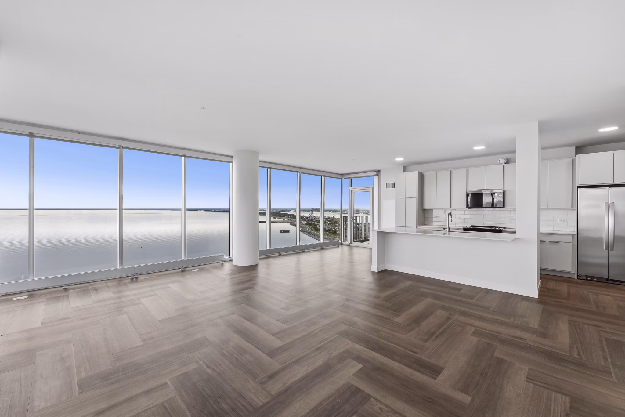 Living Room at The Lakeview at 333 Apartments
