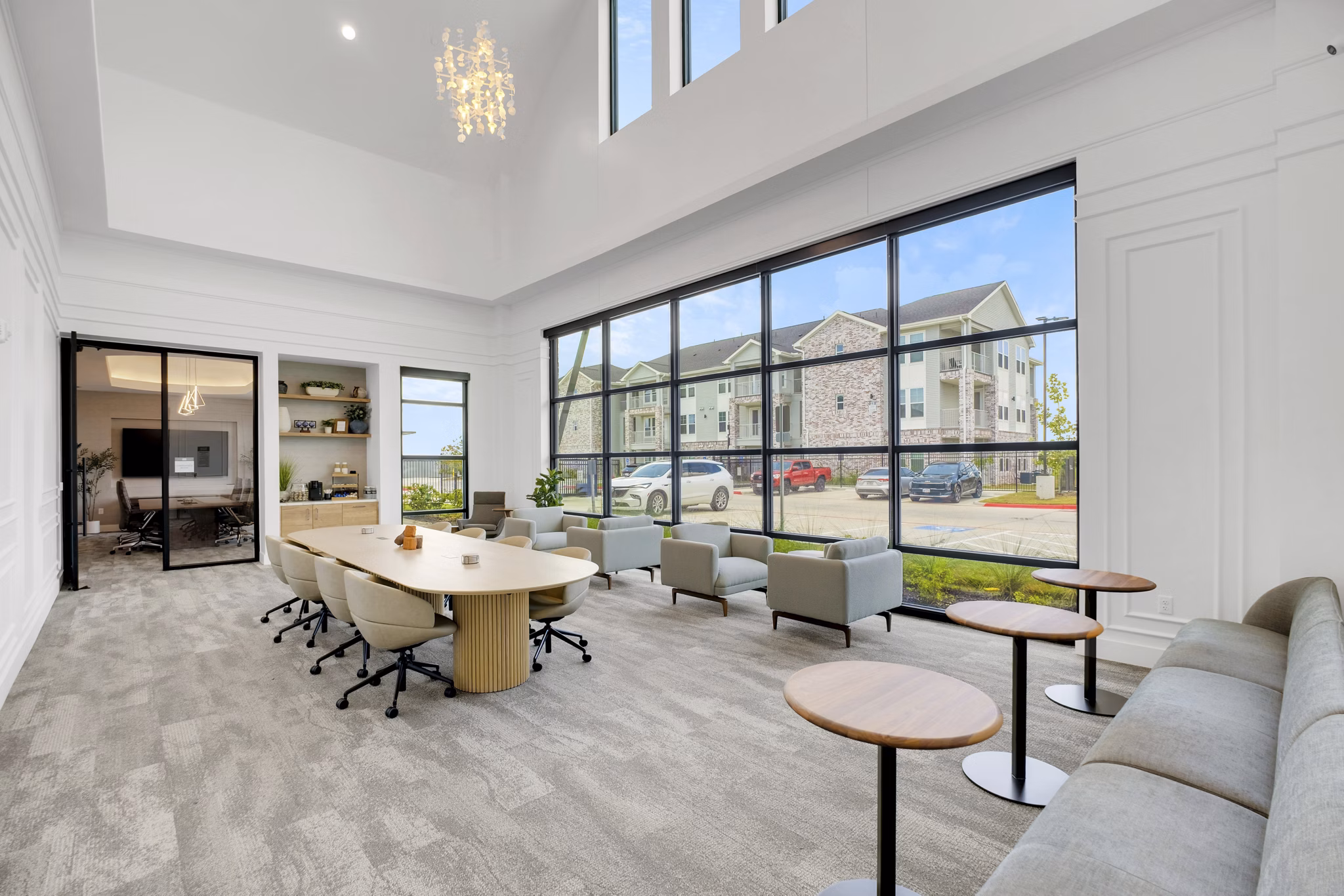 Clubhouse/Lobby at Brickyard at Barbers Hill Apartments