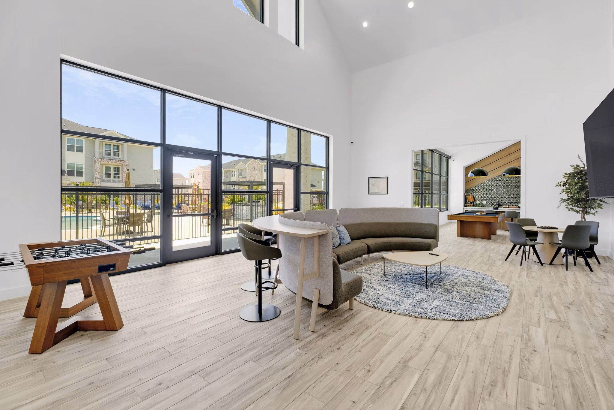 Clubhouse/Lobby at Brickyard at Barbers Hill Apartments