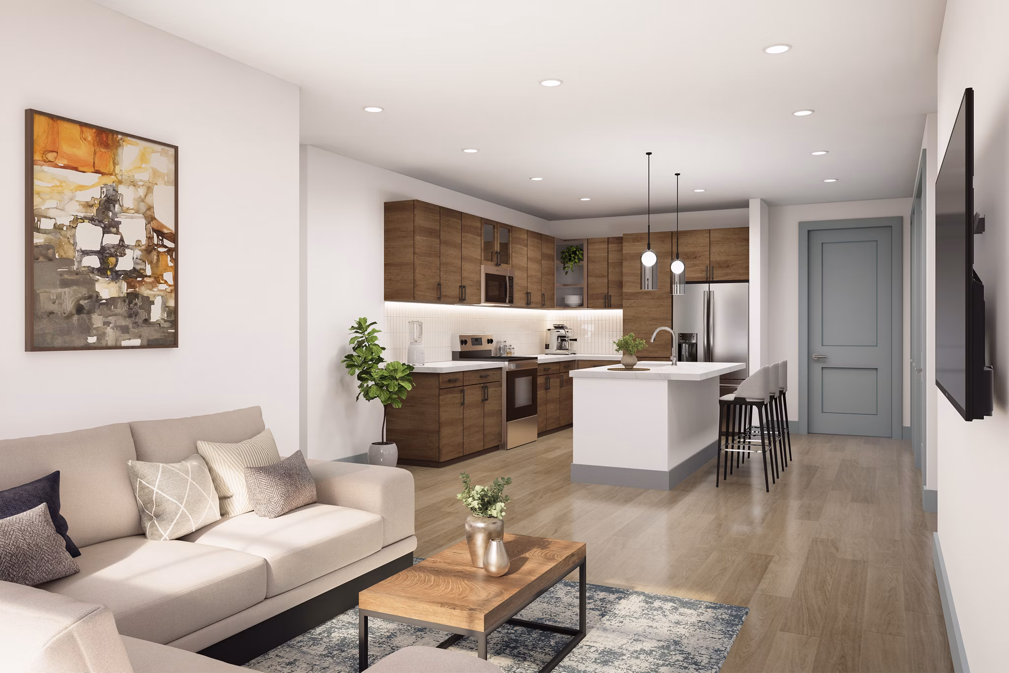 rendering for Brickyard at Barbers Hill Apartments