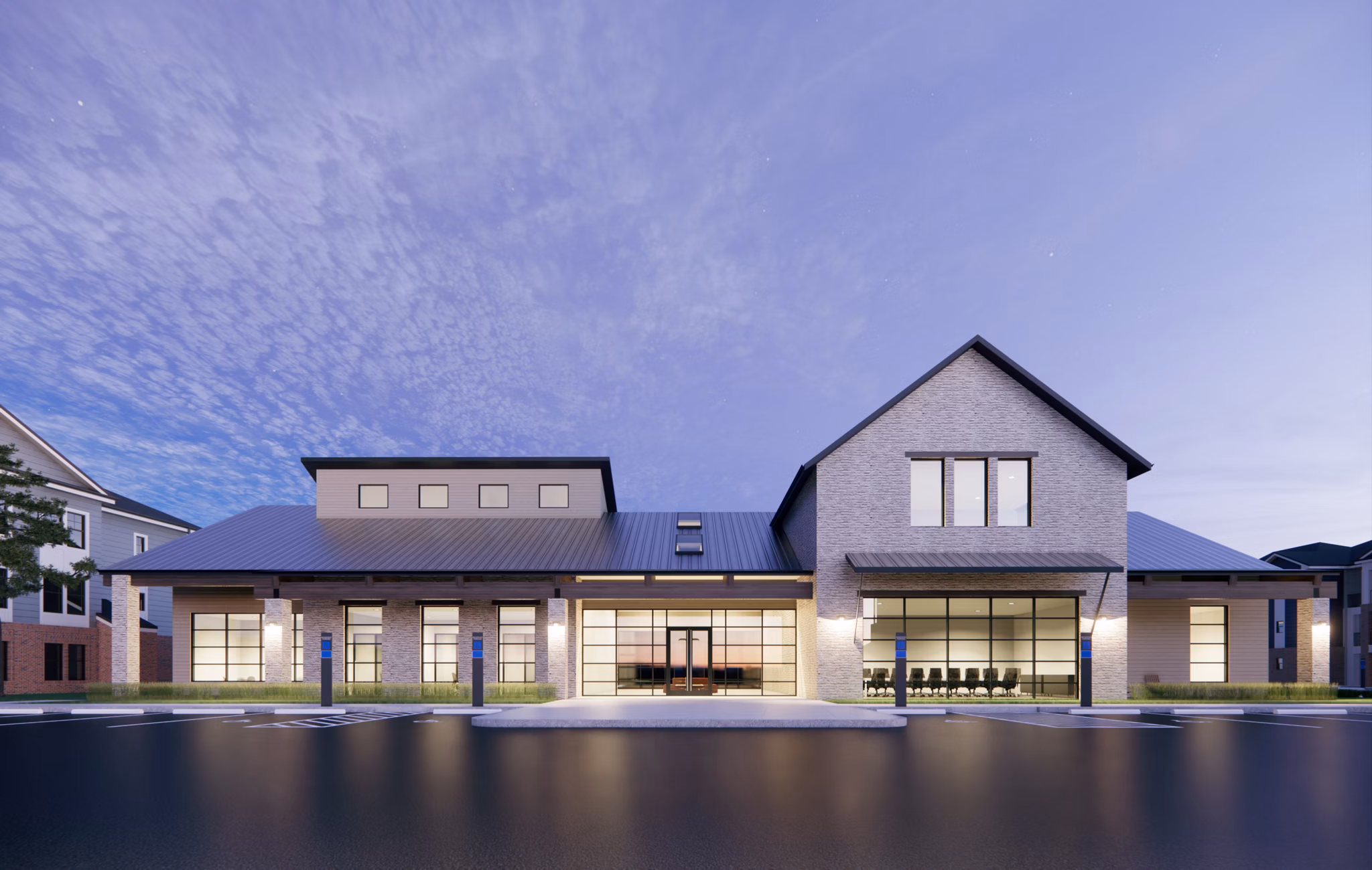 rendering at Brickyard at Barbers Hill Apartments