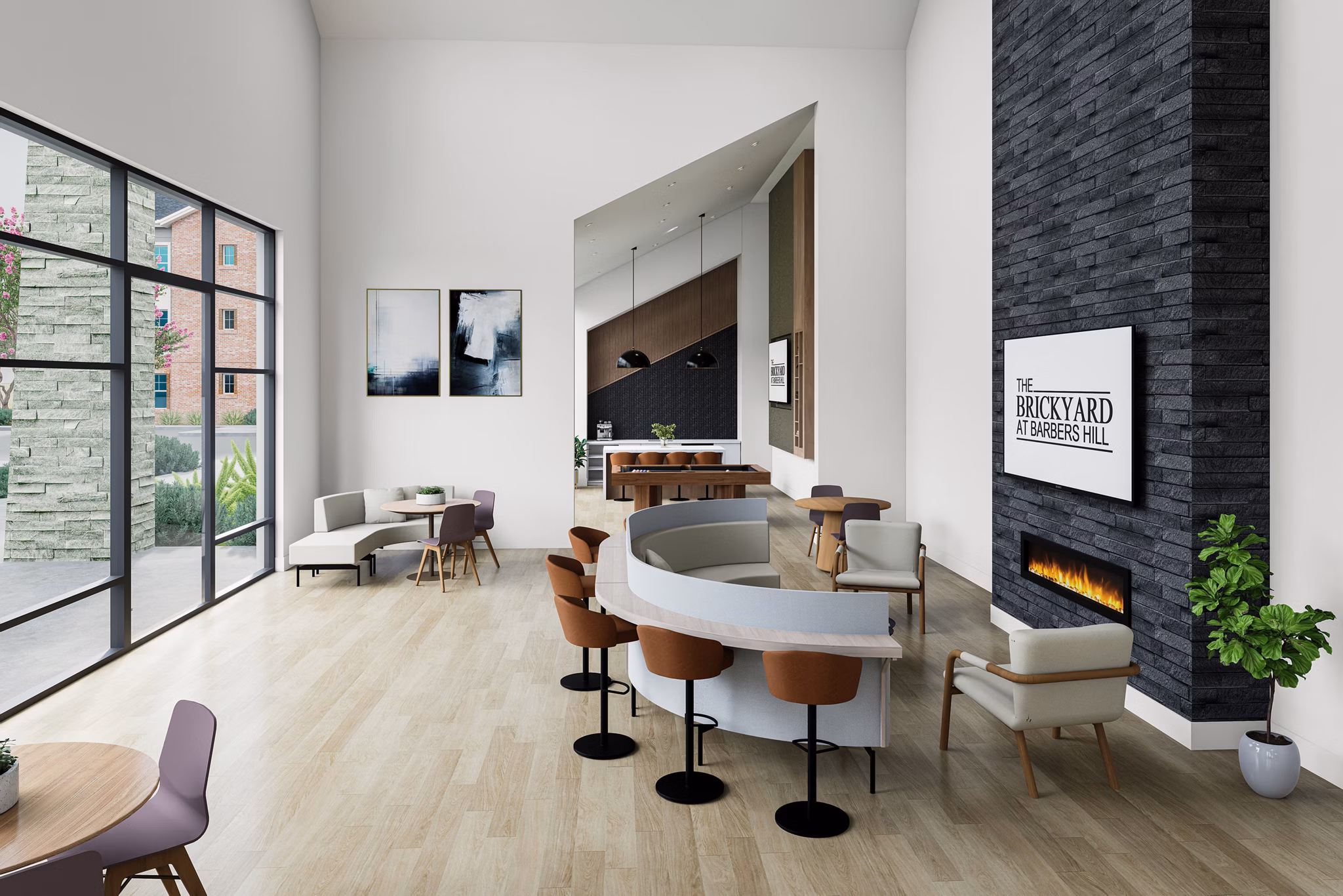 rendering for Brickyard at Barbers Hill Apartments