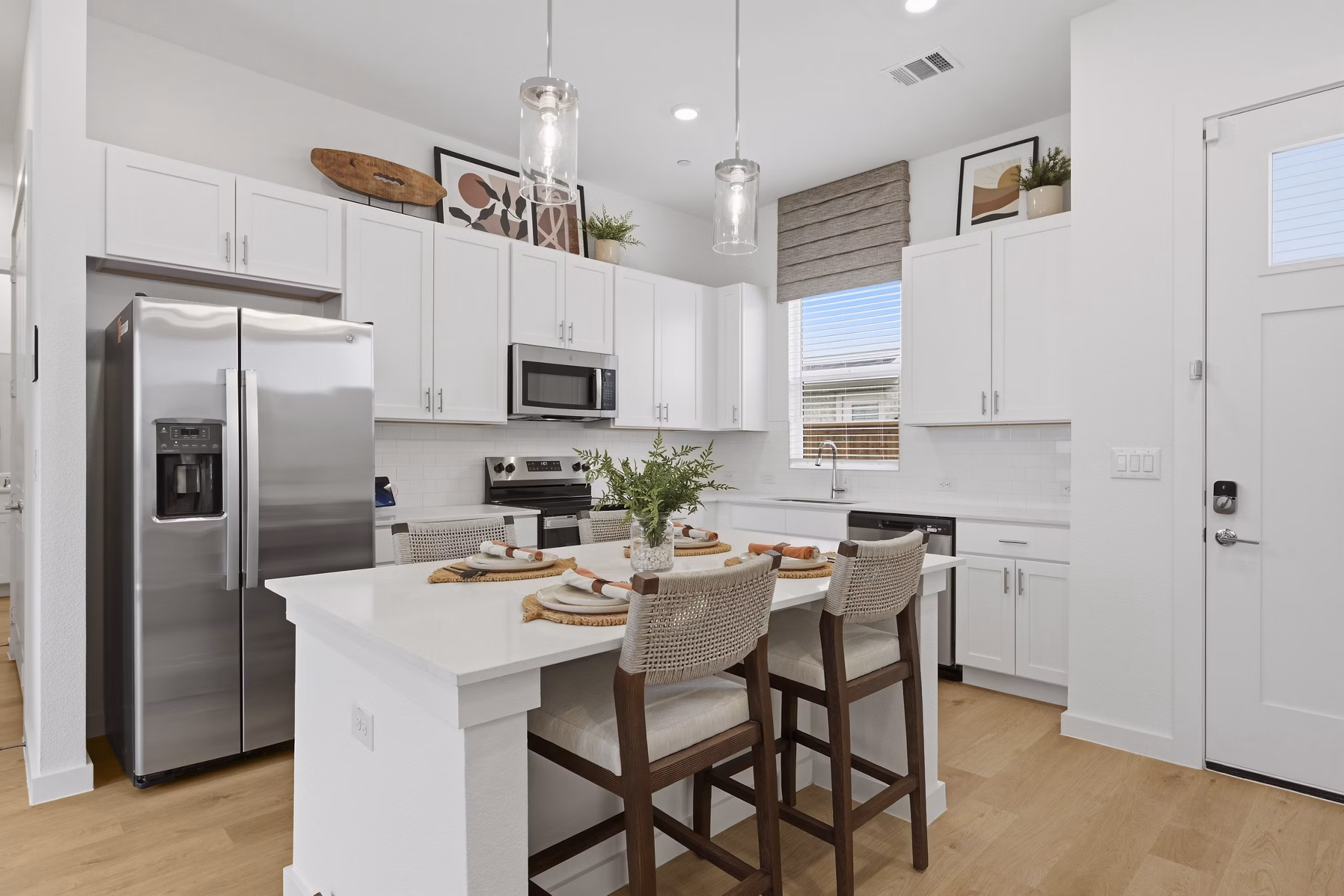 Kitchen at Yardly Eden Apartments
