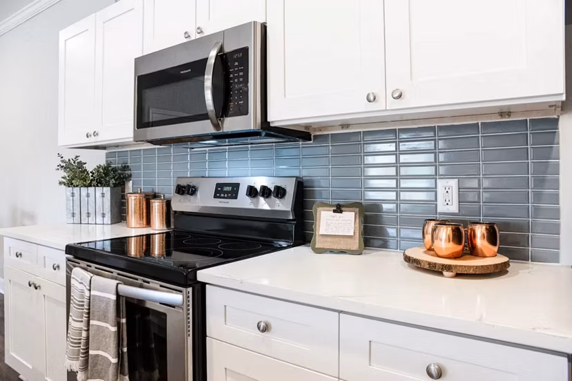 kitchen at Pointe Grand Savannah Apartments