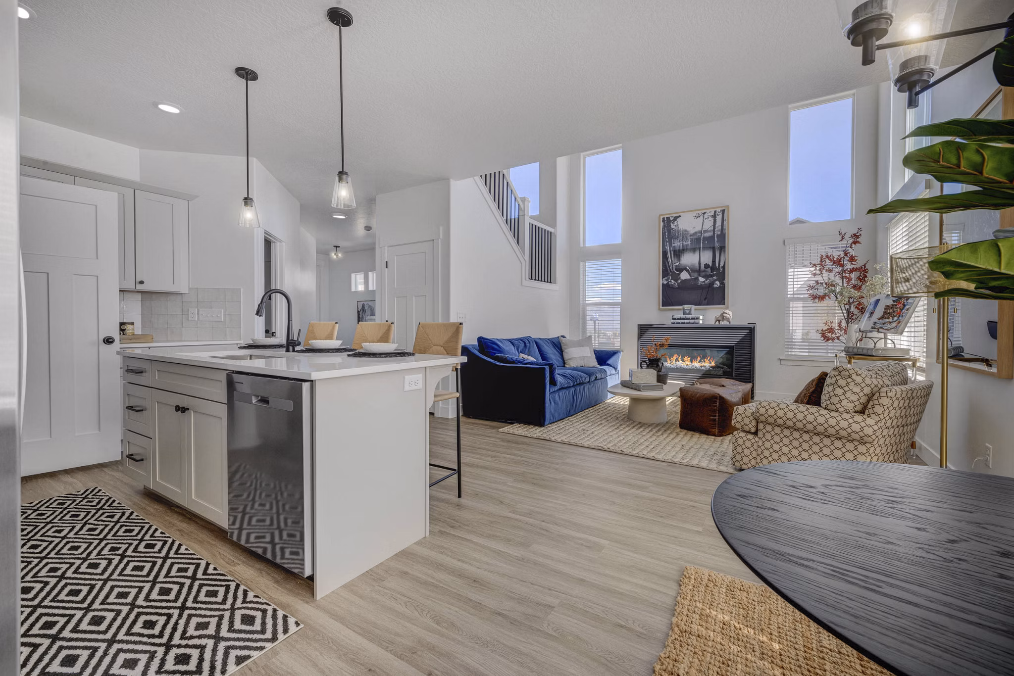 living room at Mt. Rainier Apartments