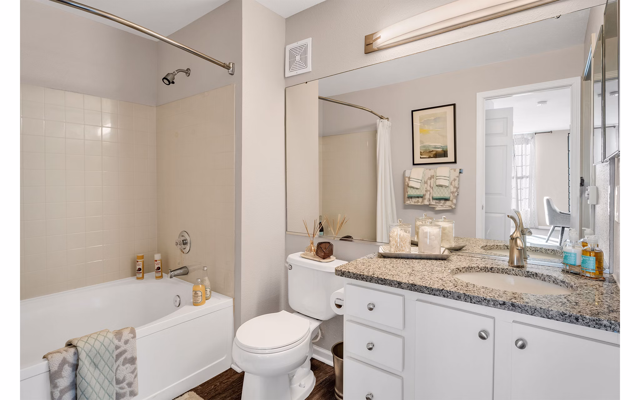 bathroom at The Chapman Apartments