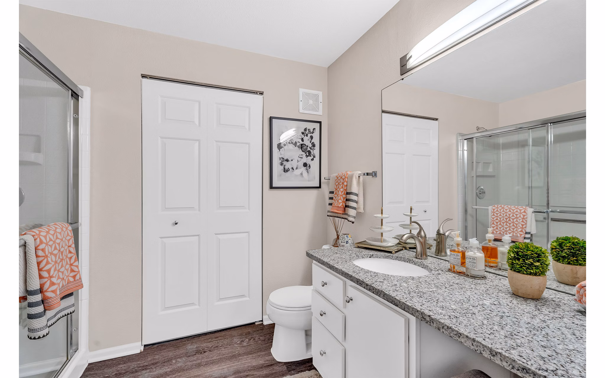 bathroom at The Chapman Apartments