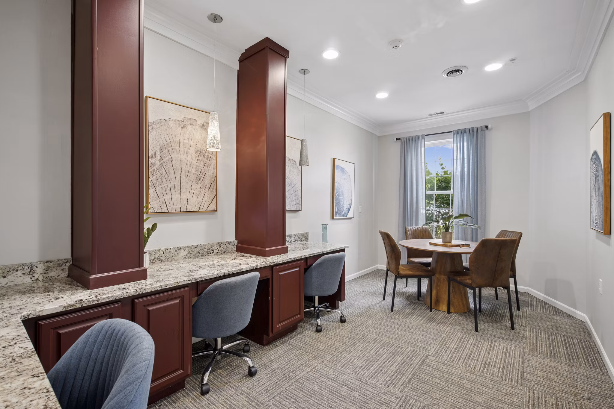 clubhouse at The Chapman Apartments