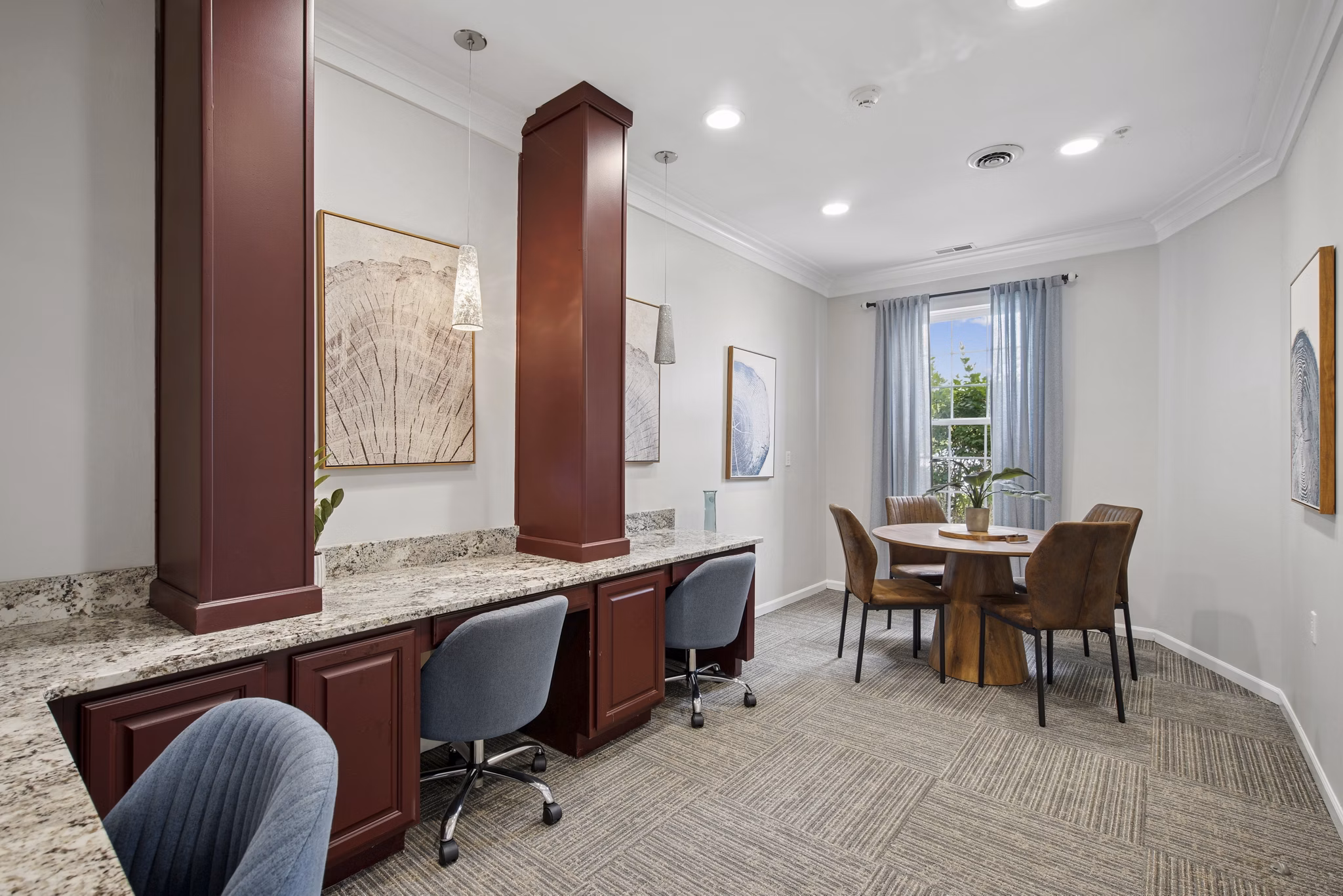clubhouse at The Chapman Apartments