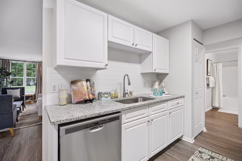 kitchen at The Chapman Apartments