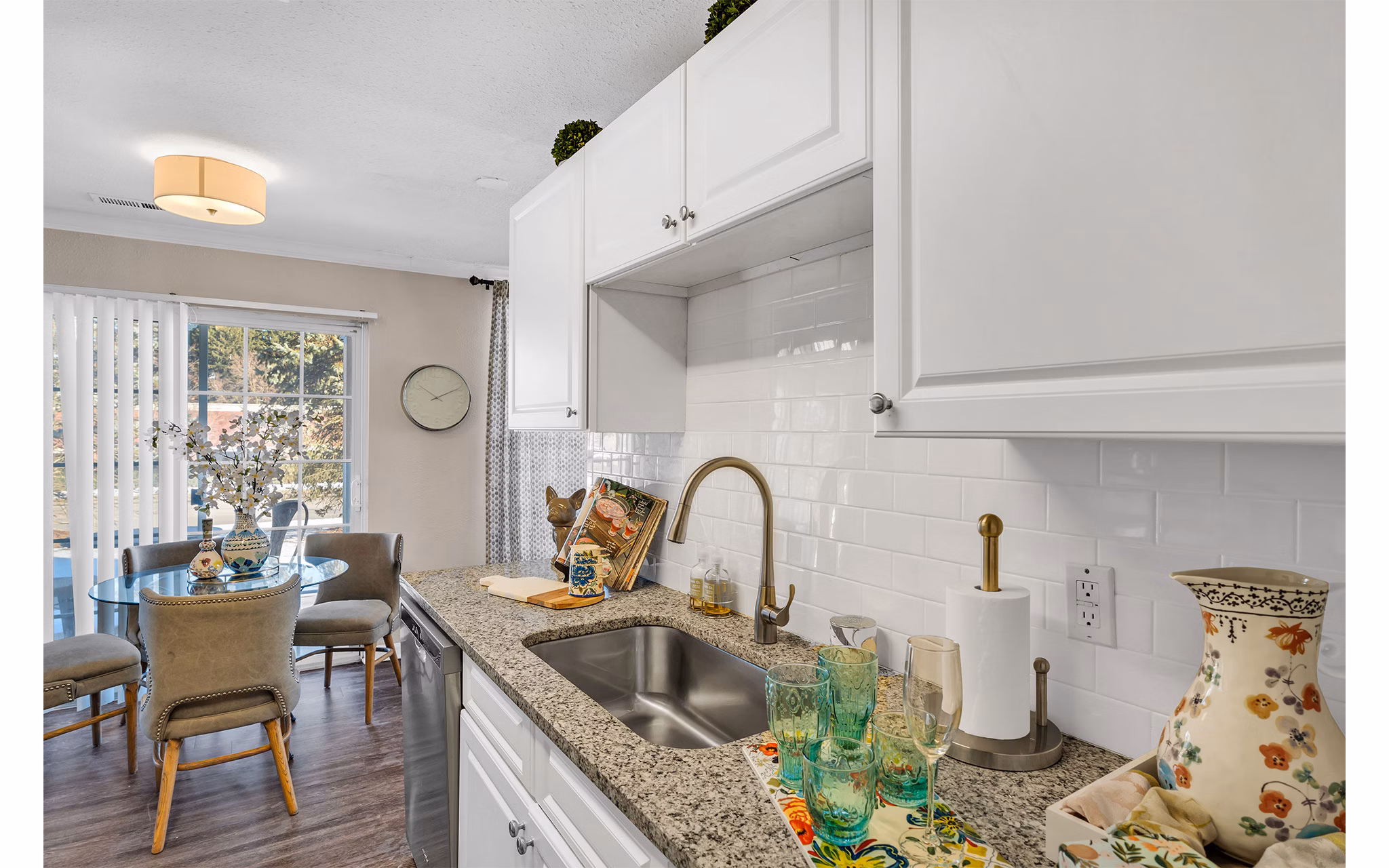 kitchen at The Chapman Apartments 
