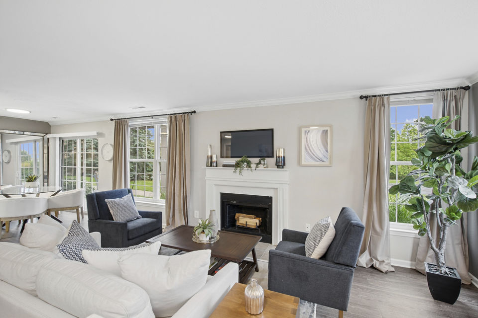 living room at The Chapman Apartments