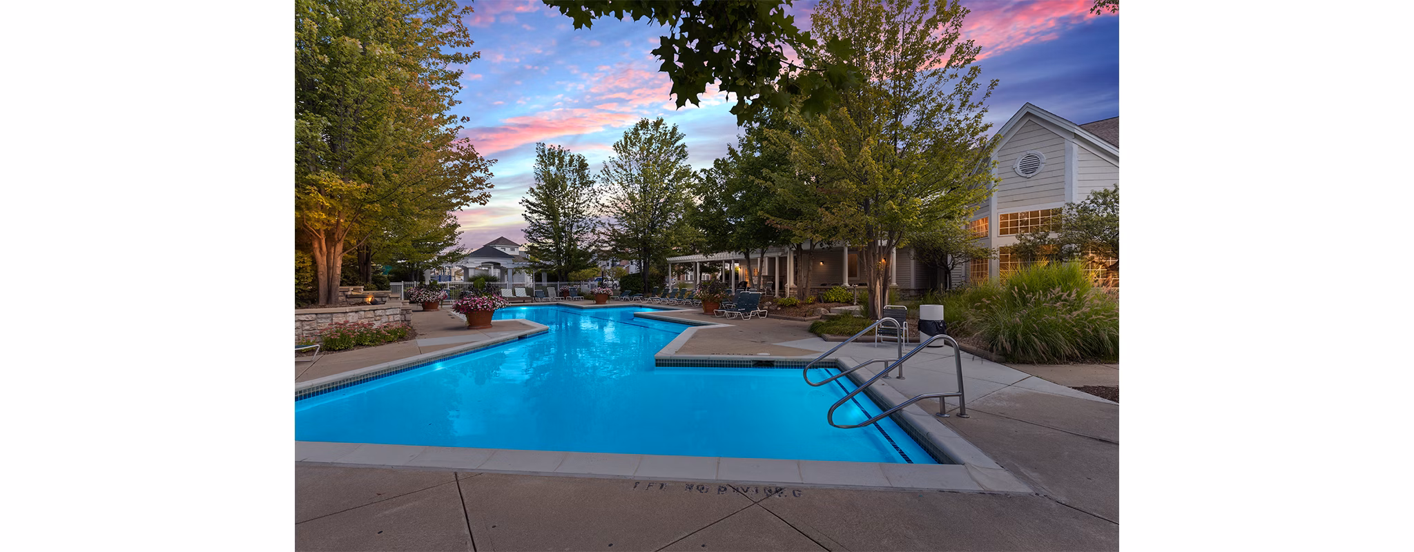 pool at The Chapman Apartments 