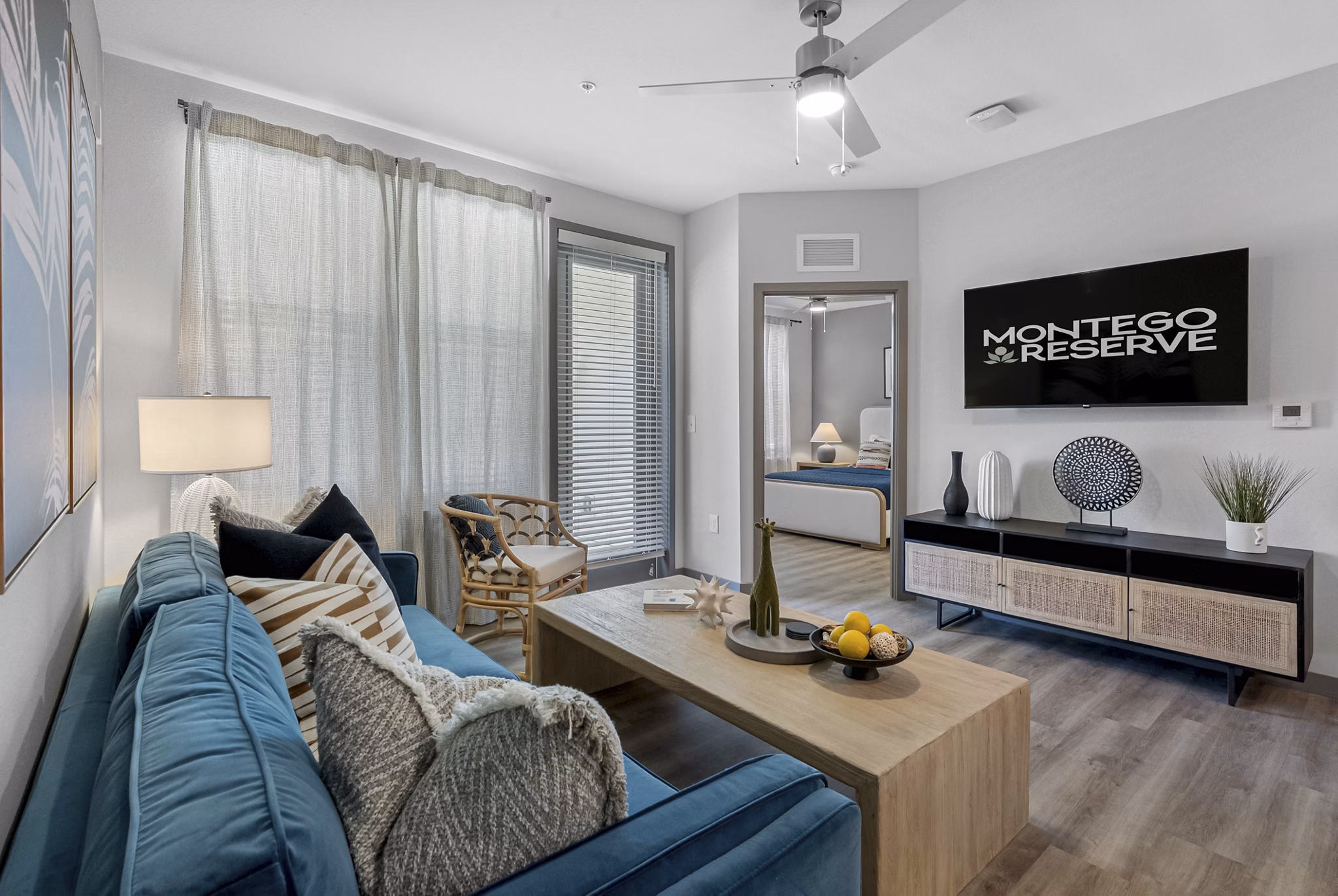 living room at Montego Reserve Apartments