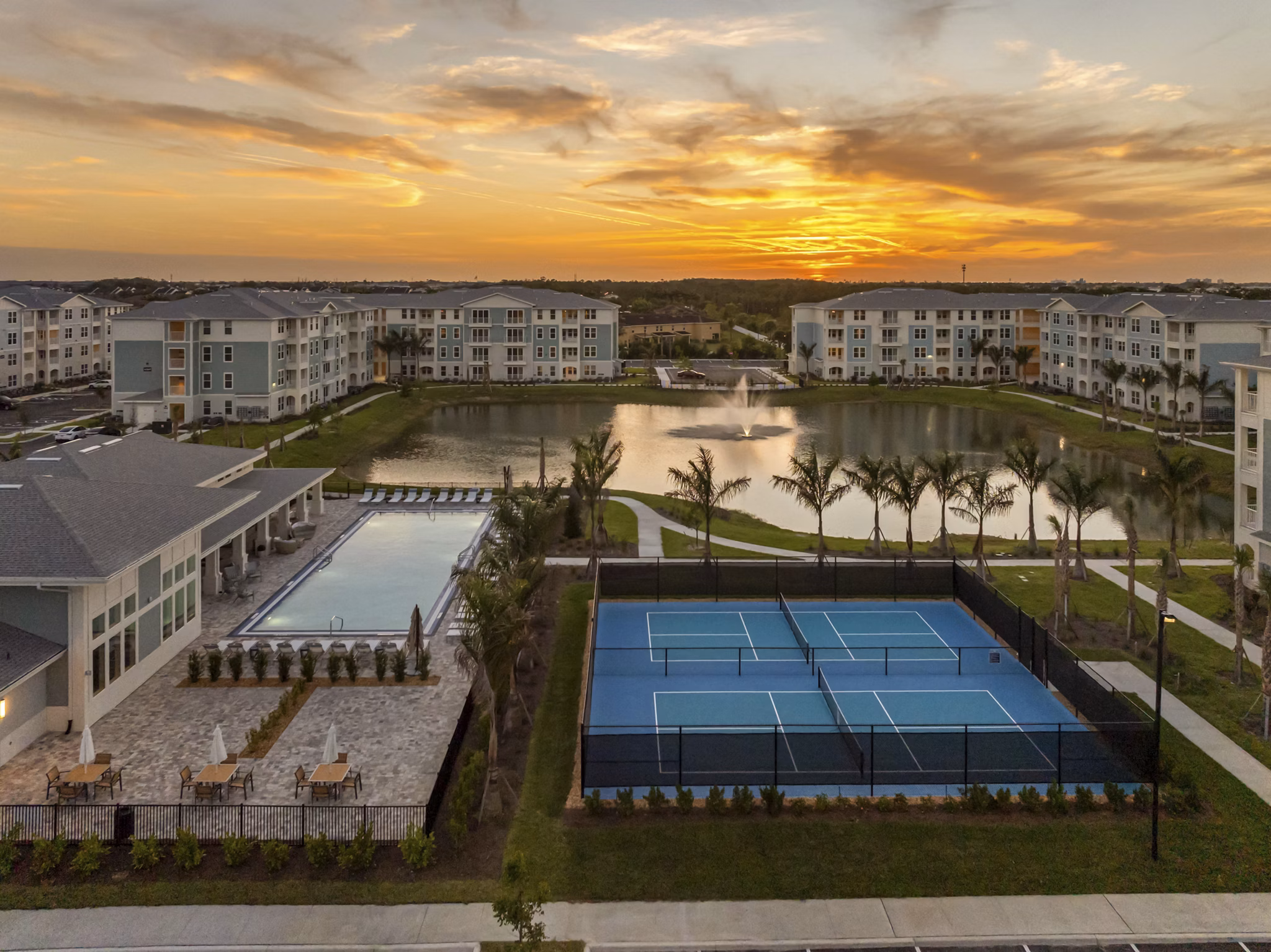 sport court at Montego Reserve Apartments