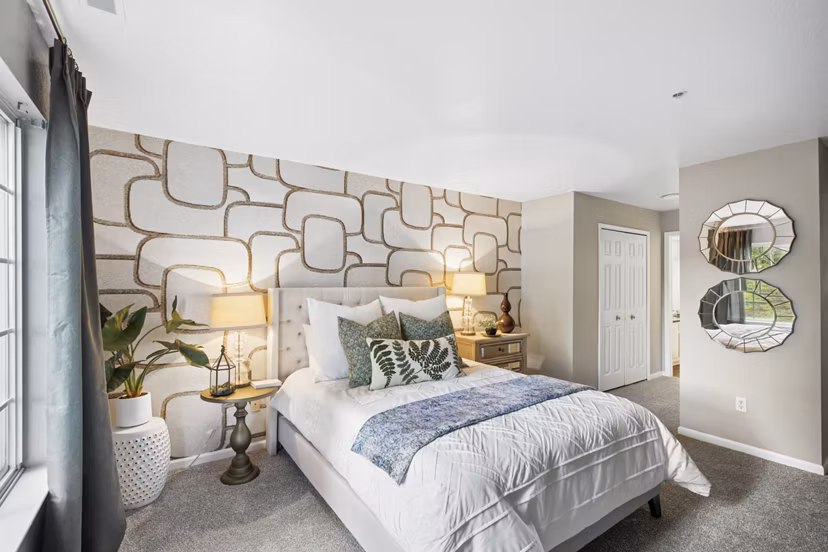 bedroom at The Graham Apartments 