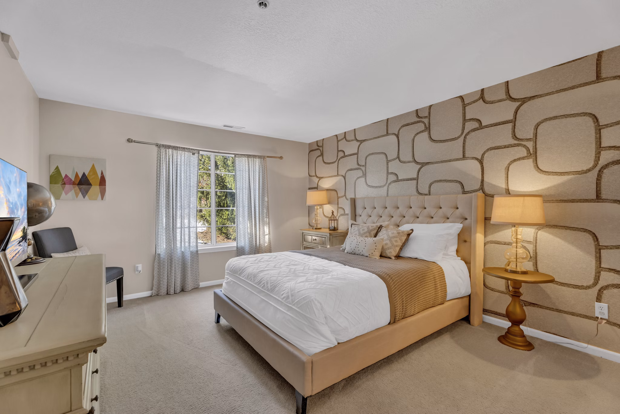 bedroom at The Graham Apartments 