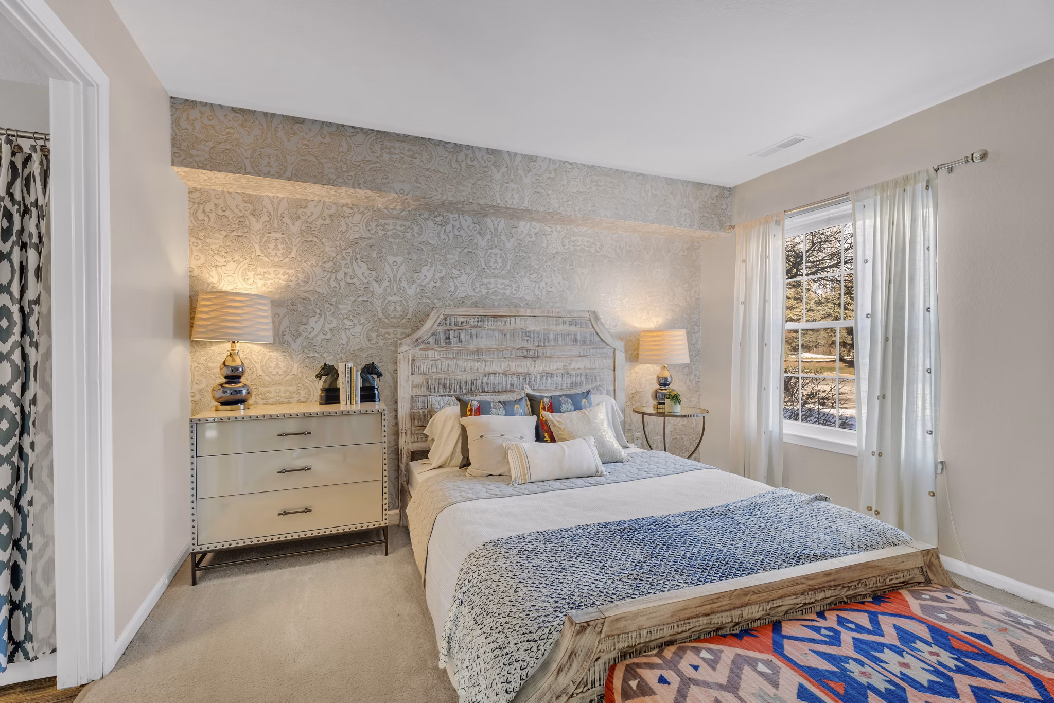 bedroom at The Graham Apartments 