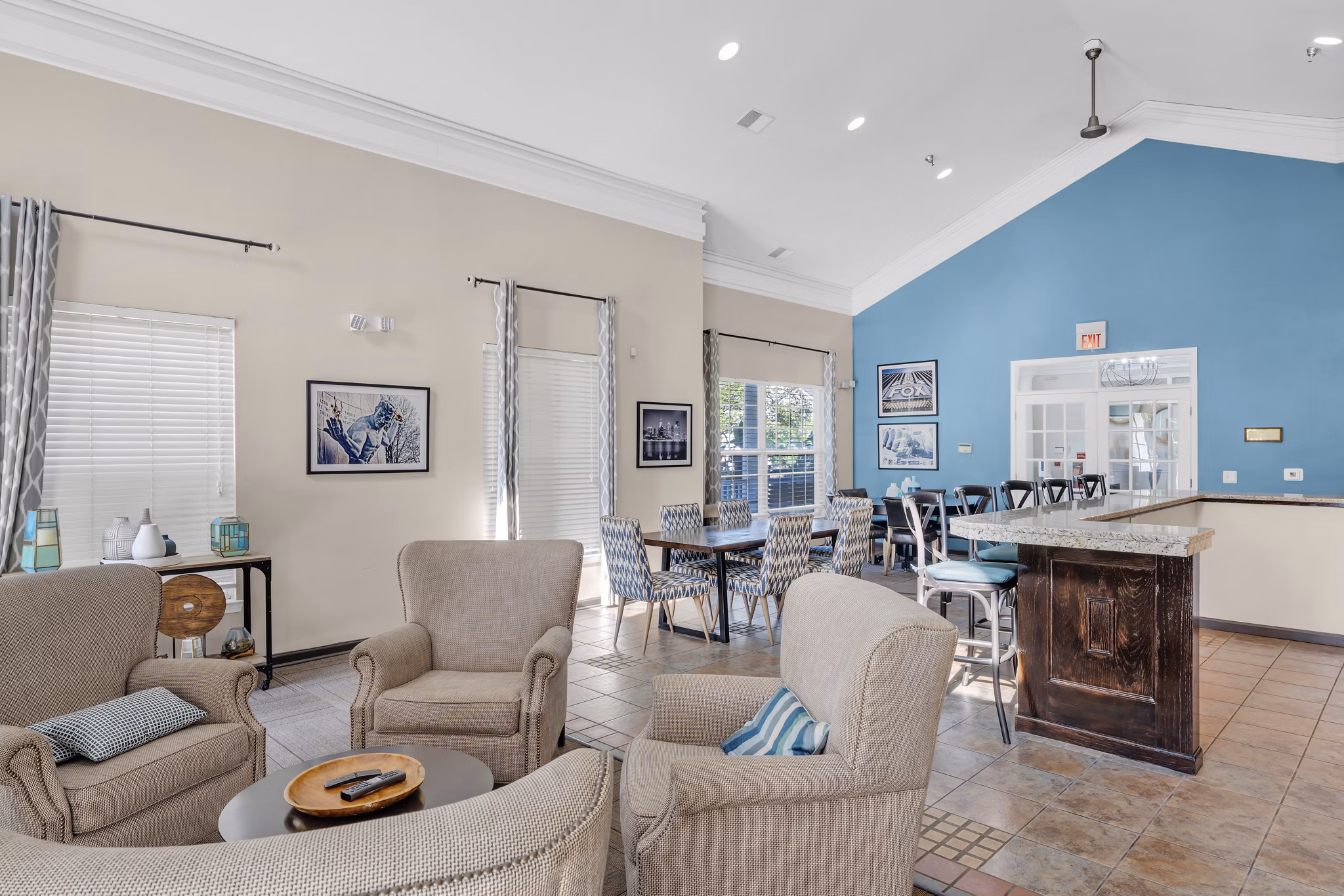 clubhouse at The Graham Apartments 