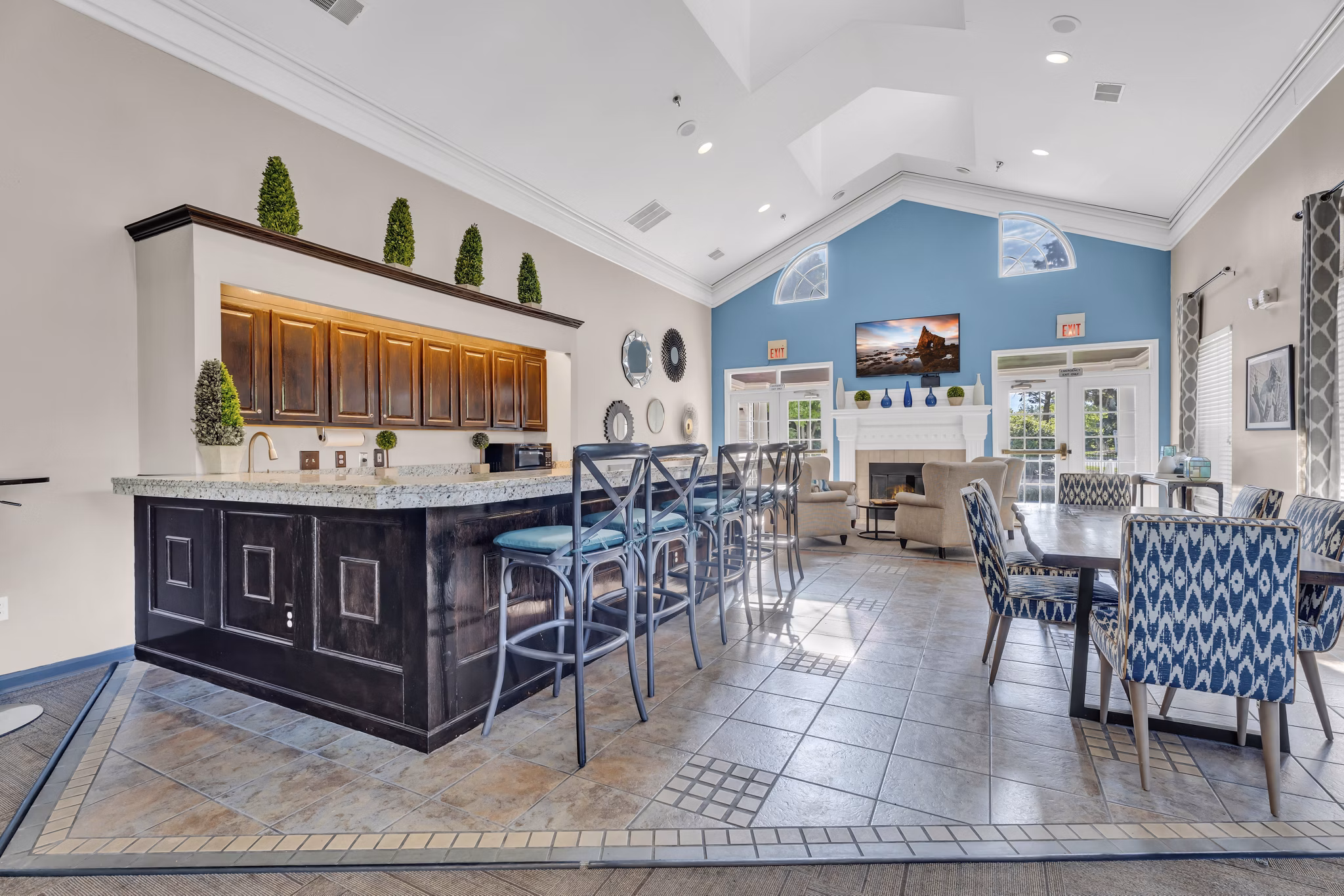 clubhouse at The Graham Apartments 