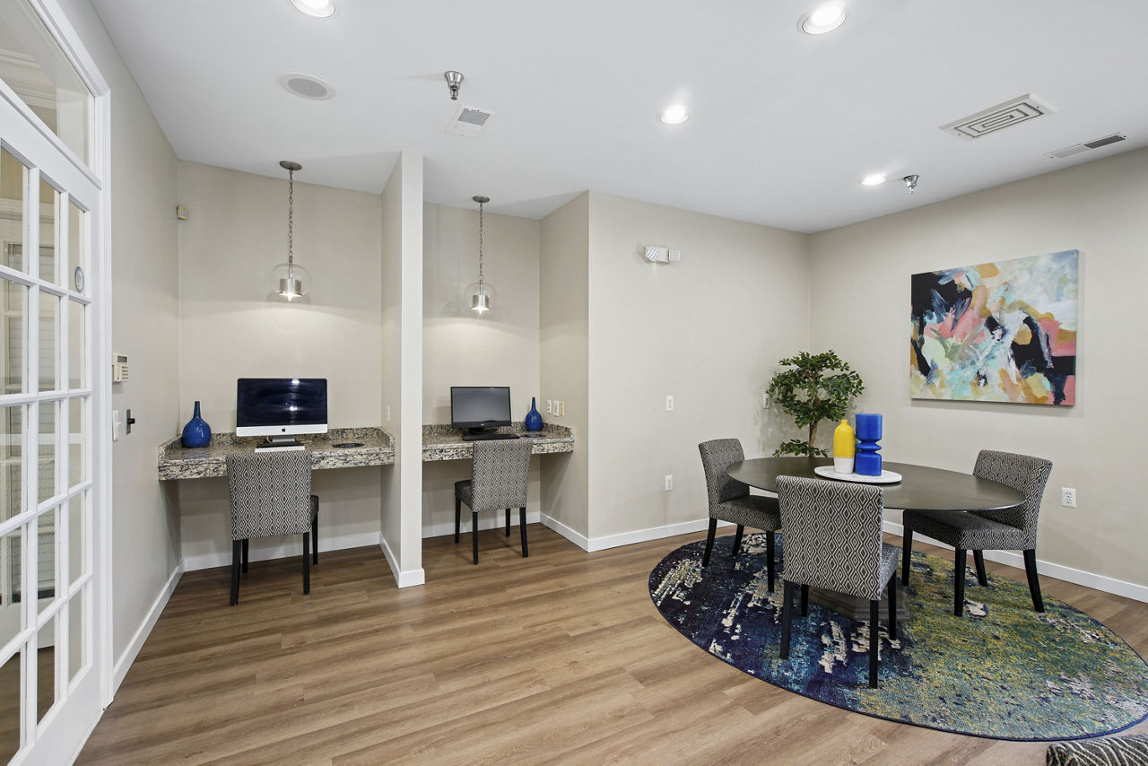 Work space at The Graham