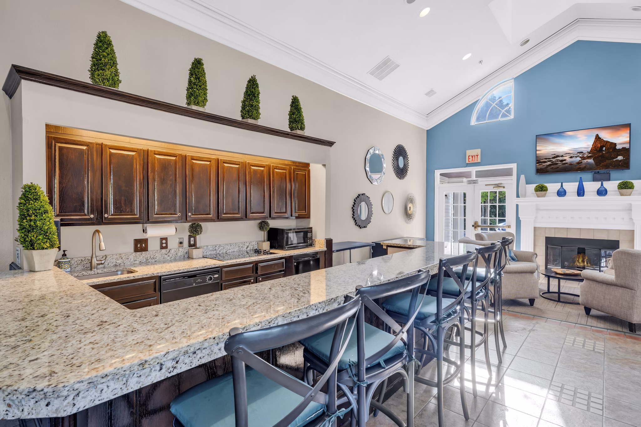 clubhouse at The Graham Apartments 