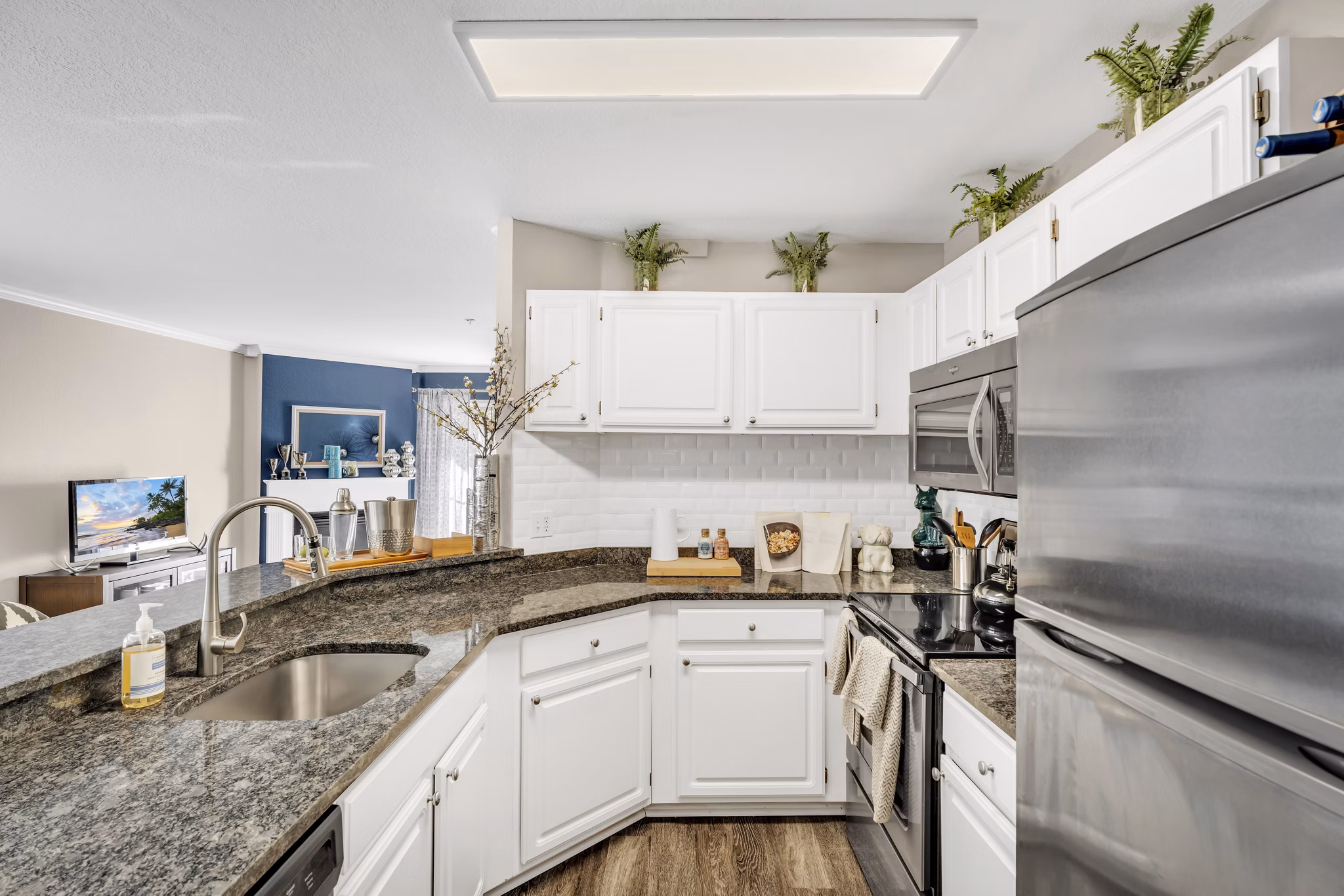 Kitchen at The Graham Apartments 