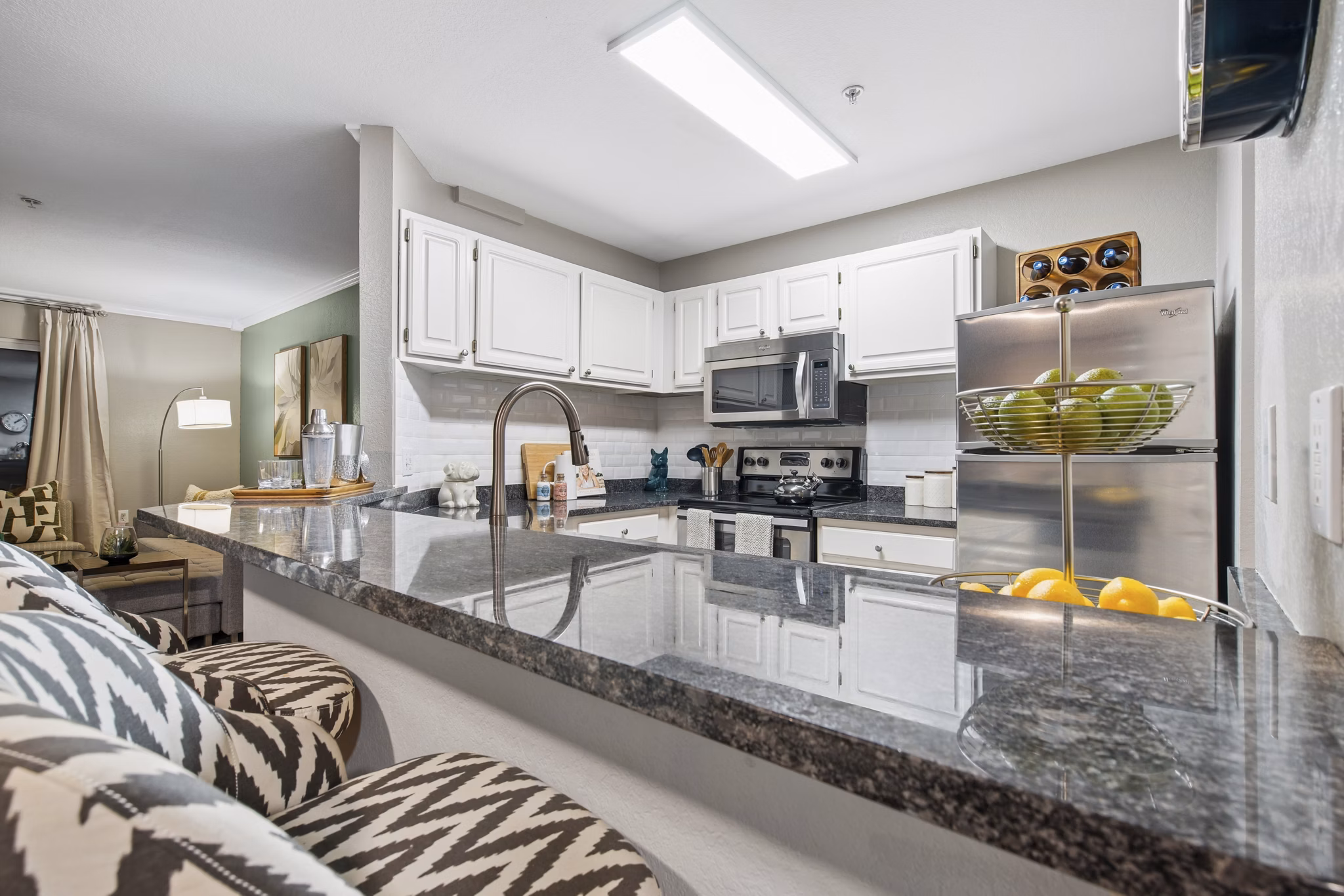 kitchen at The Graham Apartments