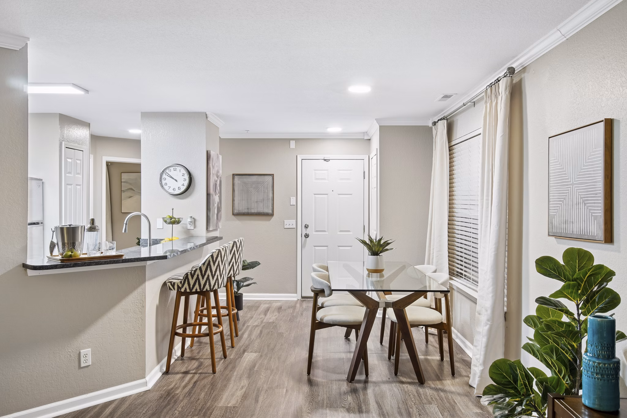kitchen at The Graham Apartments