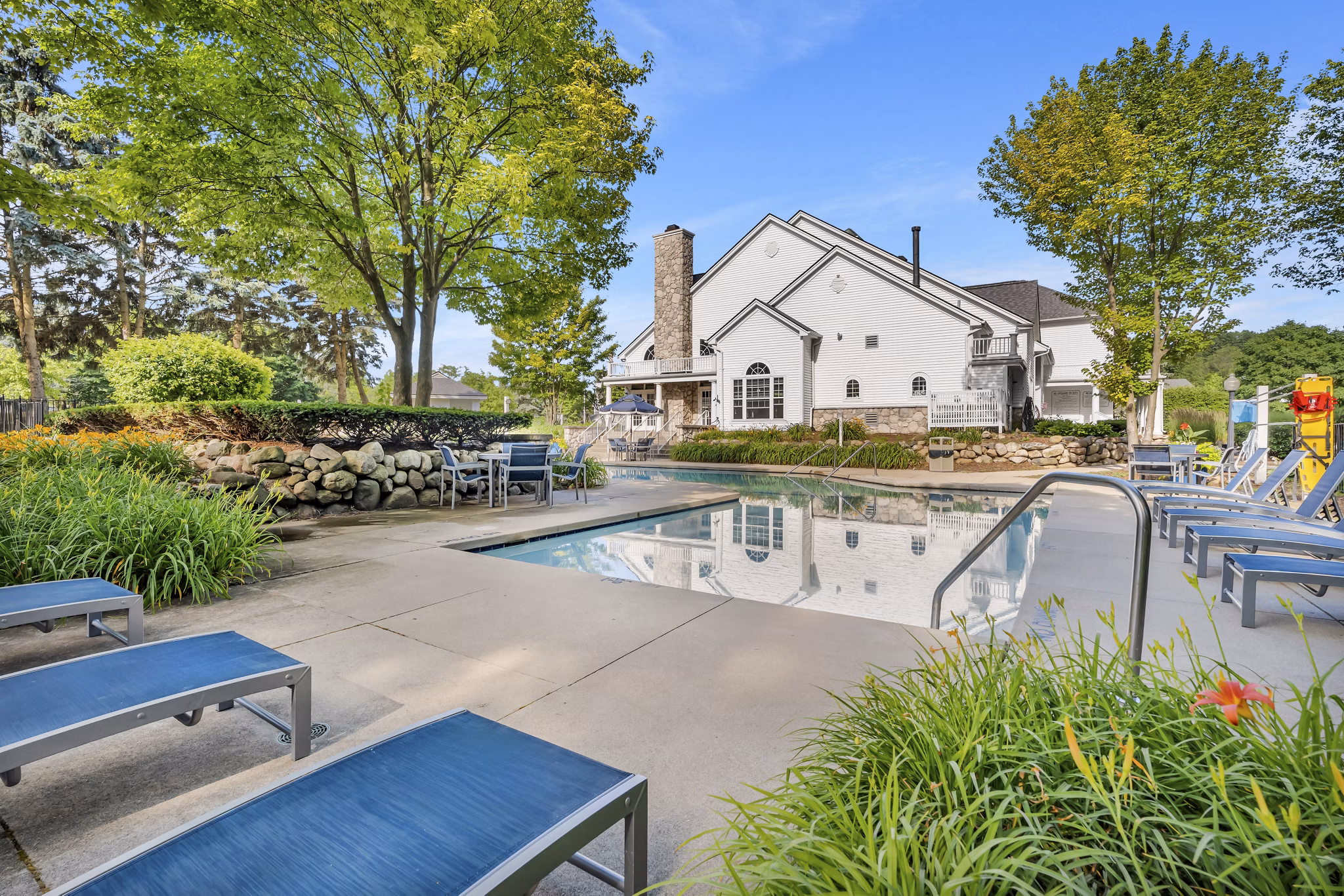 pool at The Graham Apartments 