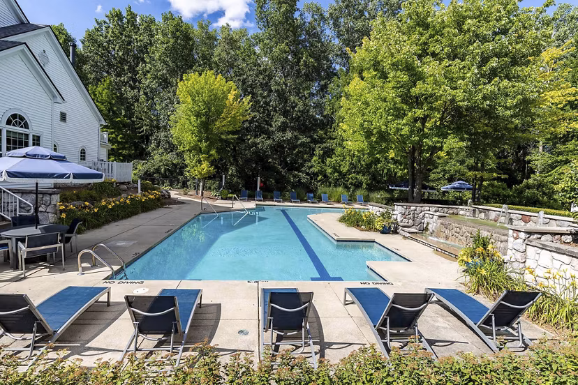pool at The Graham Apartments 