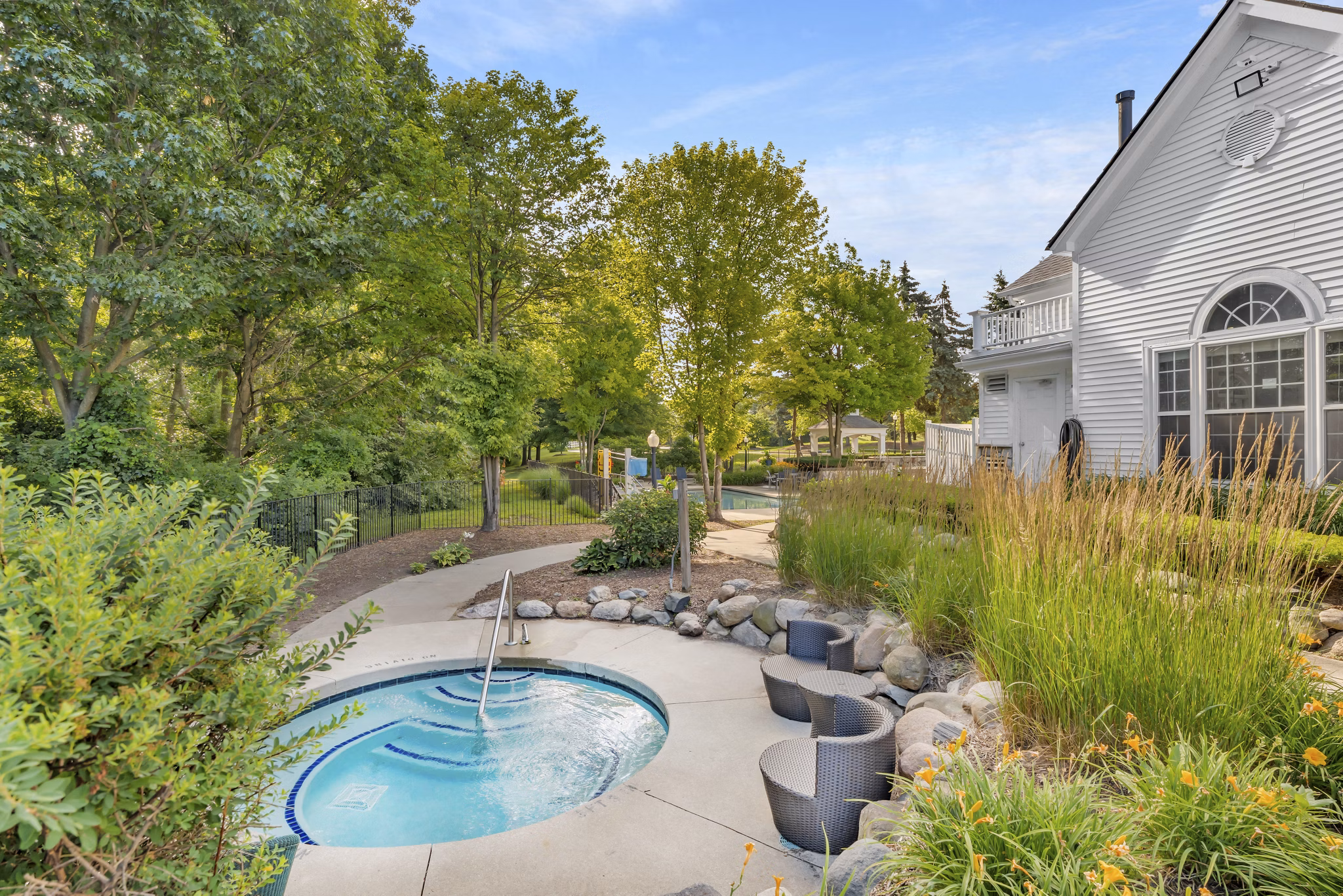 pool at The Graham Apartments 