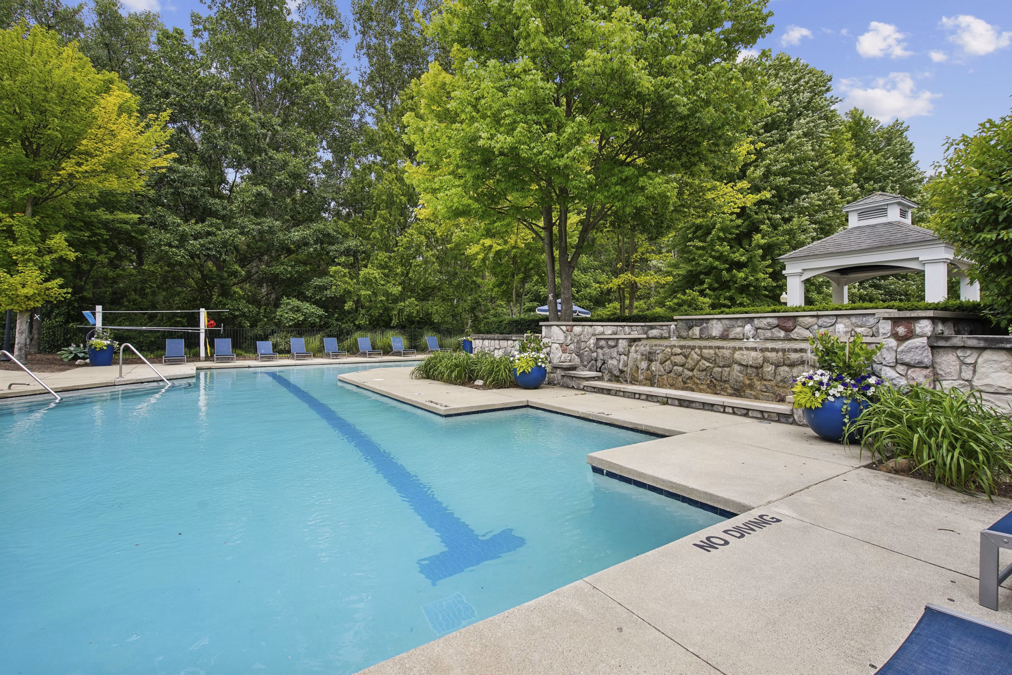 pool at The Graham Apartments