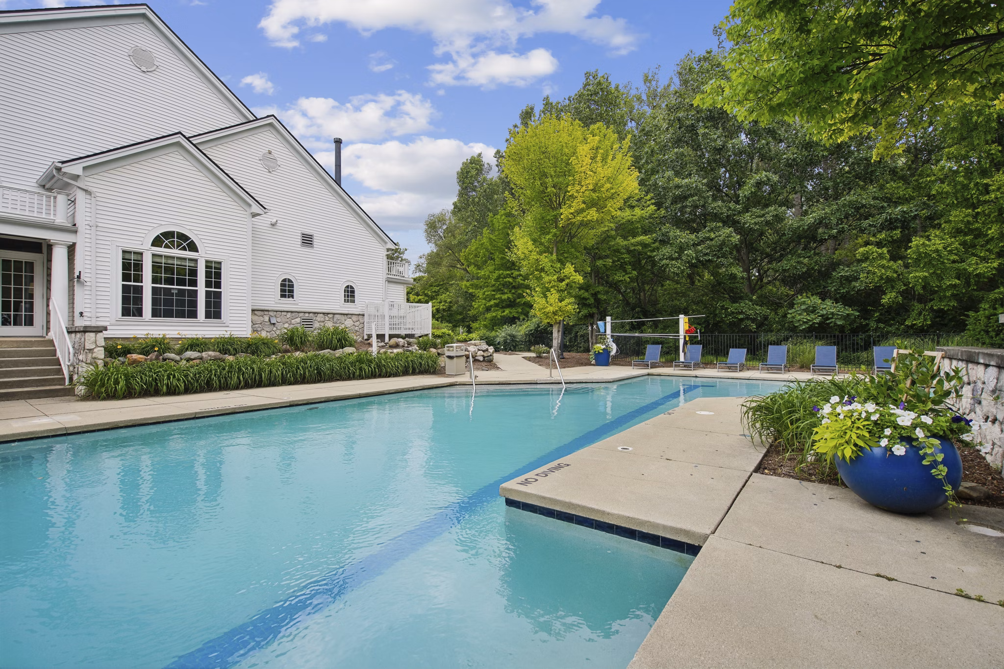 pool at The Graham Apartments