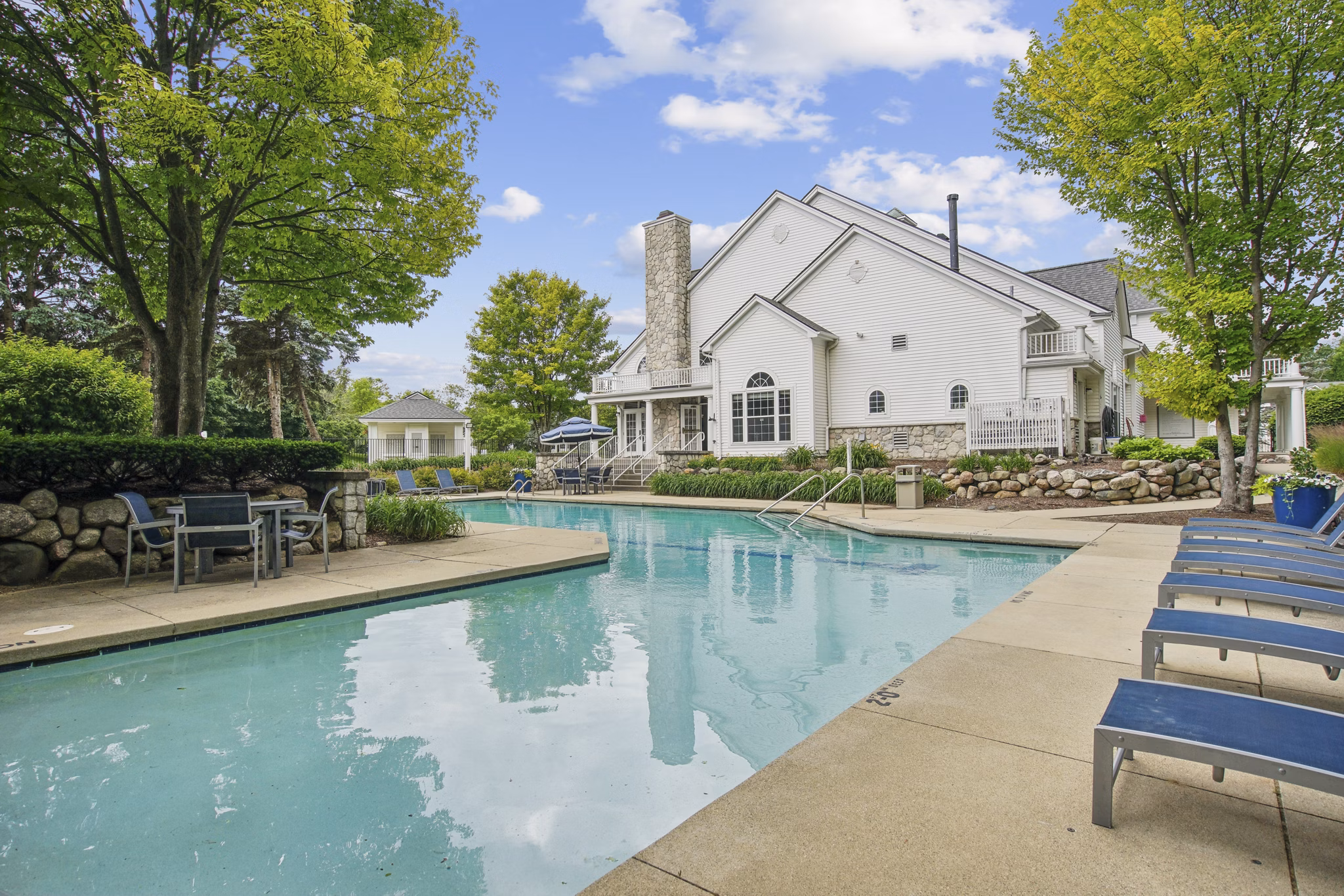 pool at The Graham Apartments