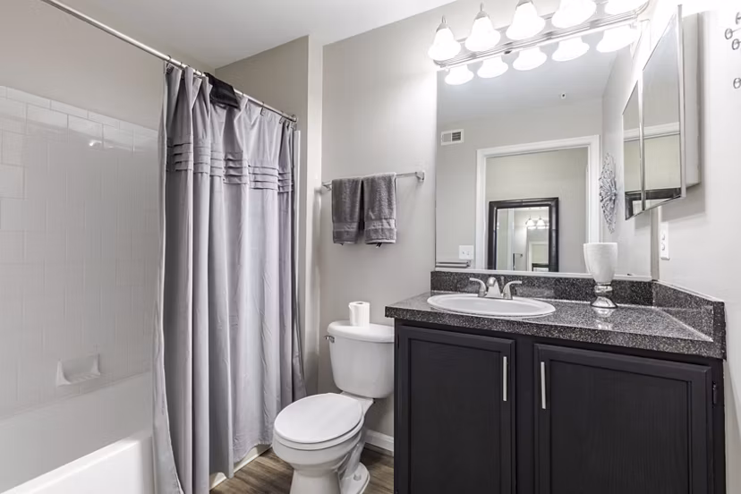 bathroom at Arbor Ridge Apartments