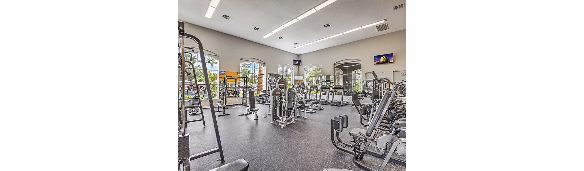 fitness center at The Avondale Apartments