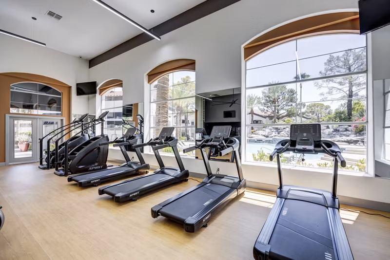 fitness center at The Avondale Apartments