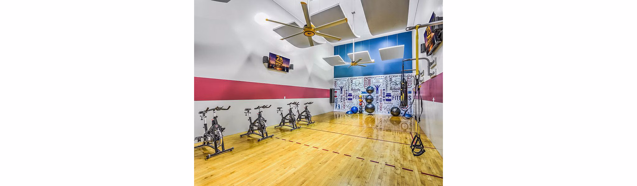 fitness center at The Avondale Apartments