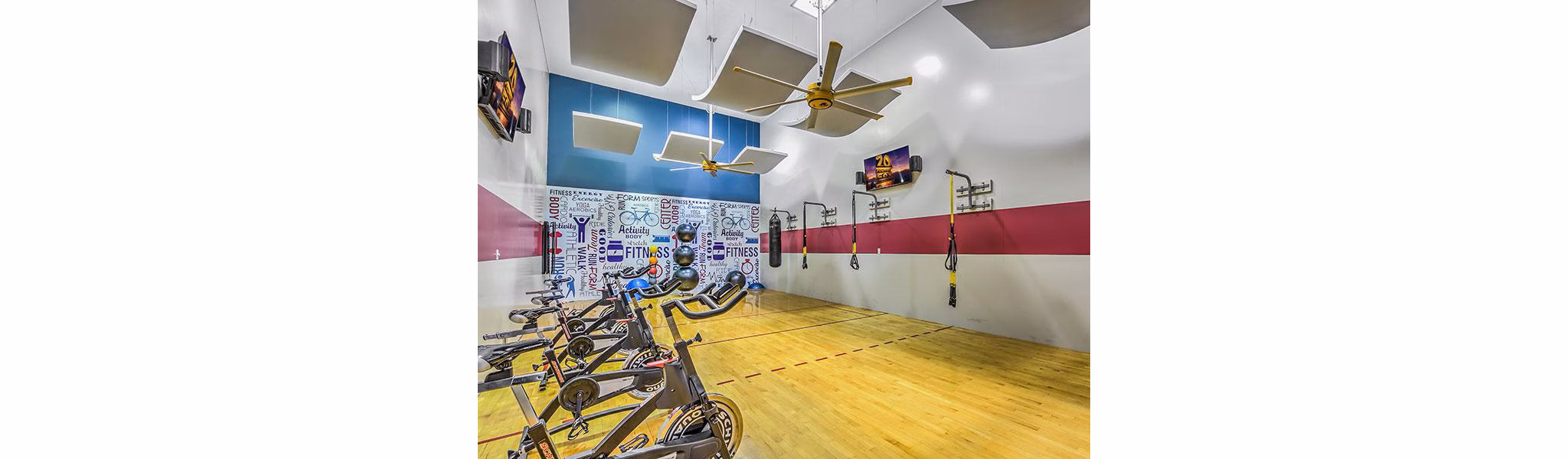 fitness center at The Avondale Apartments