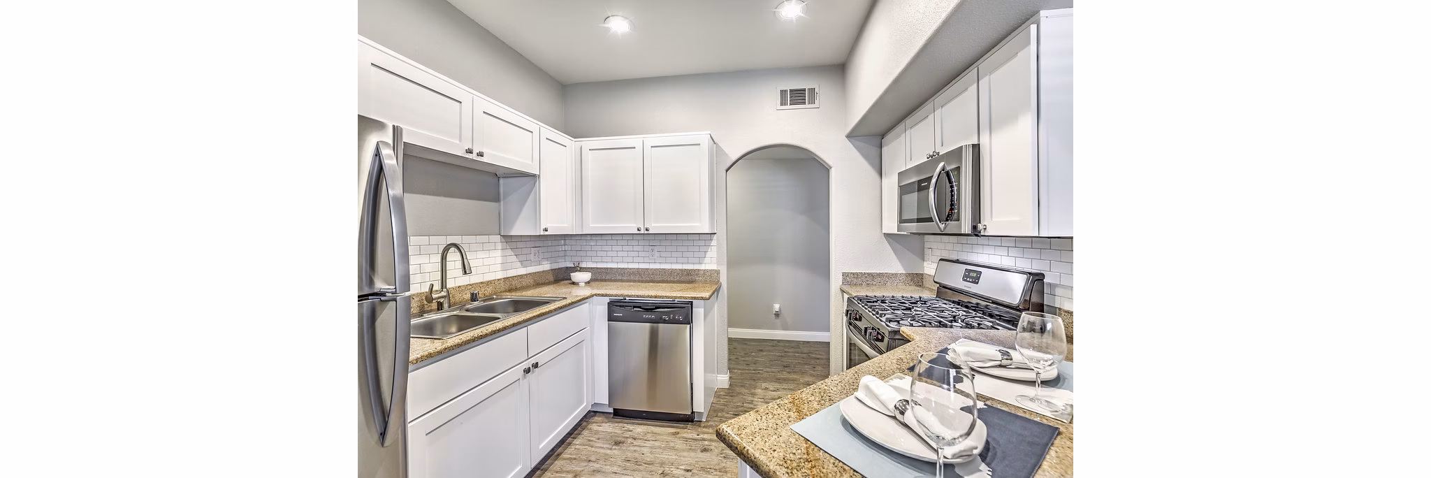 kitchen at The Avondale Apartments