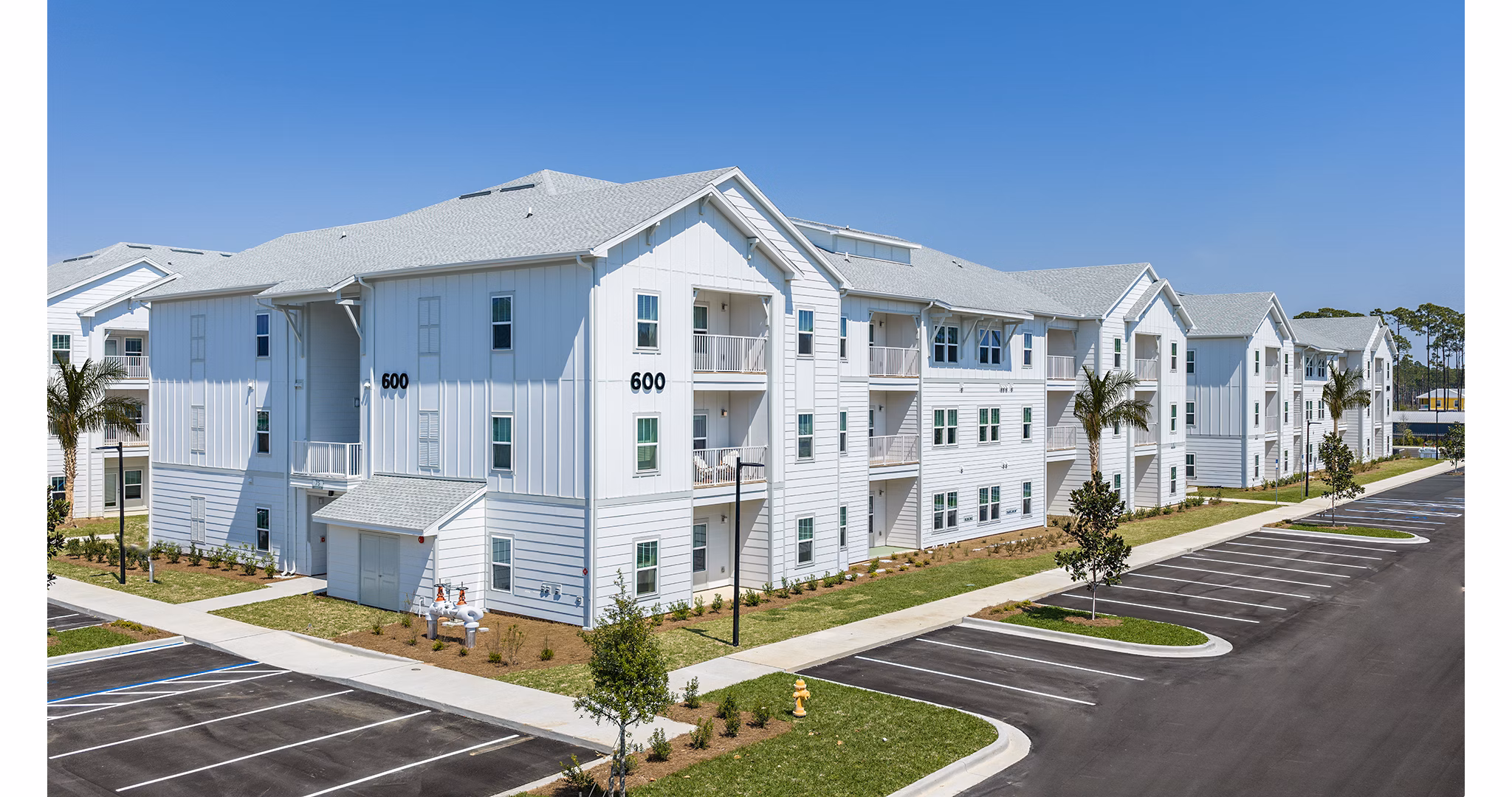 exterior at The Sandbar Apartments