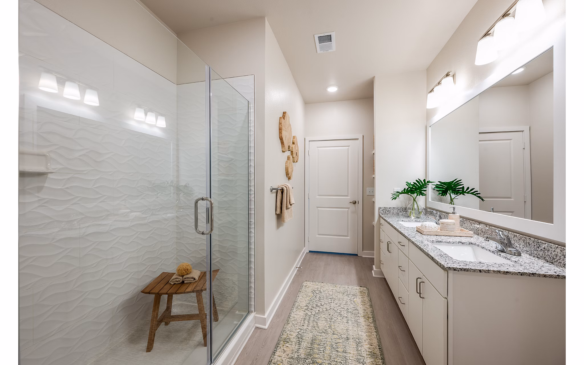 bathroom at The Sandbar Apartments